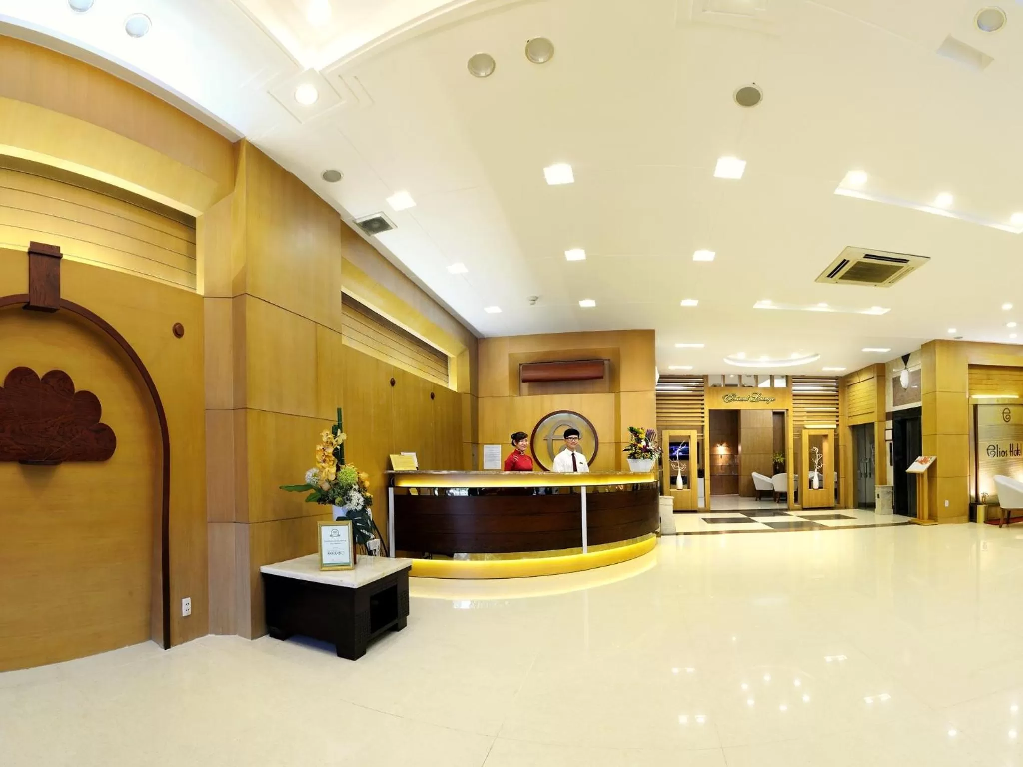 Lobby or reception in Elios Hotel