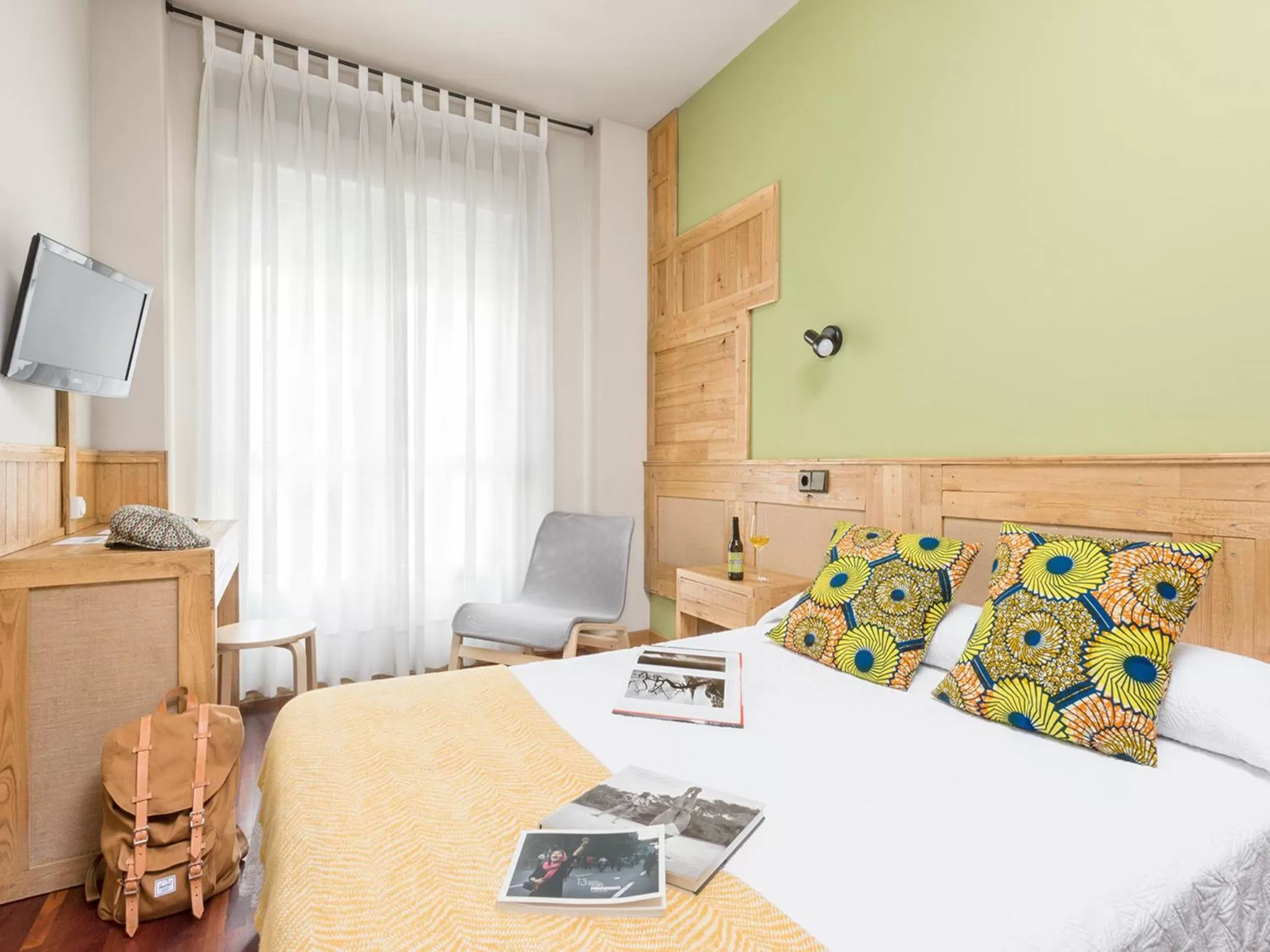 Bed in Hotel San Miguel