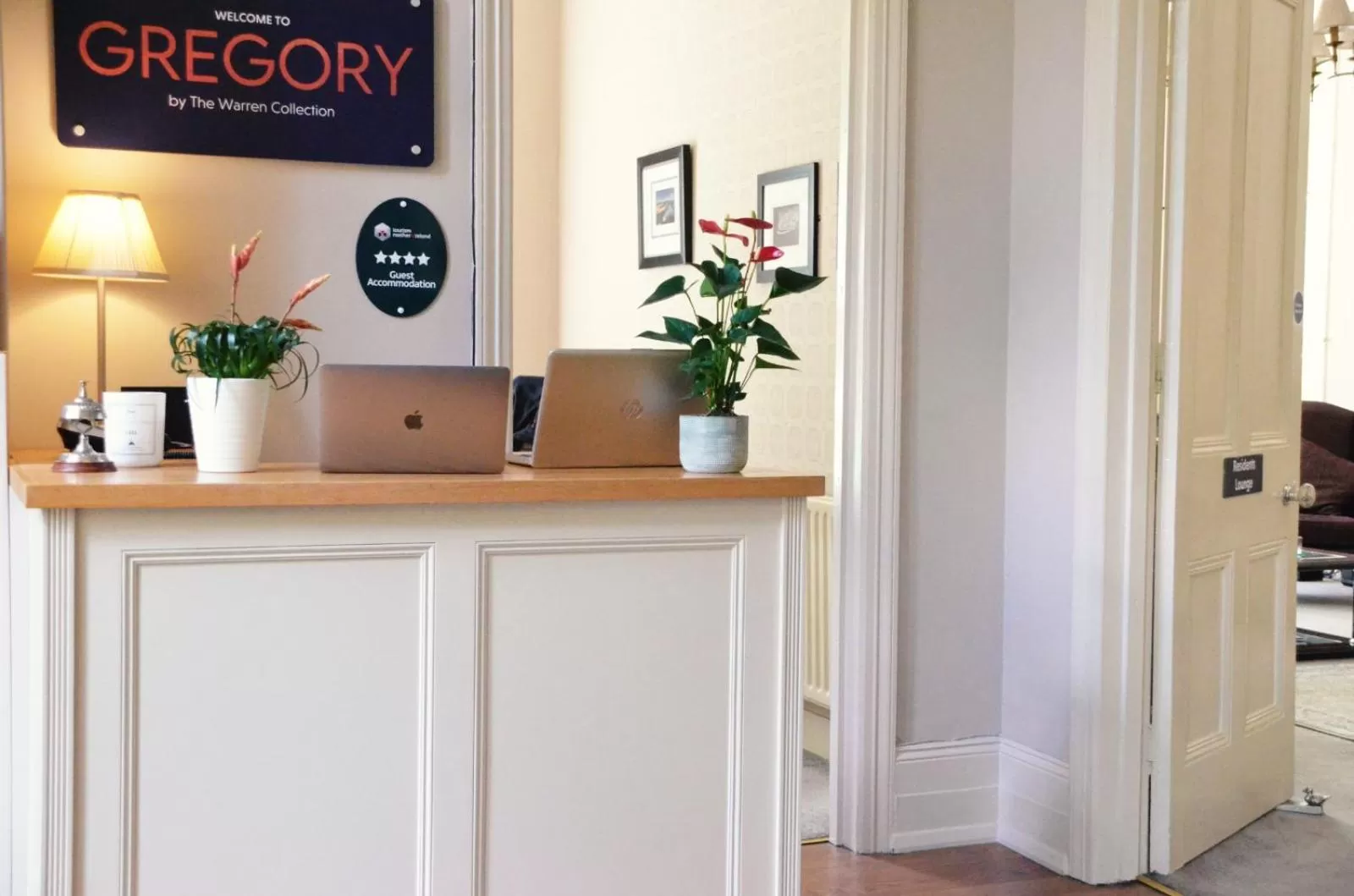 Text overlay in Gregory by the Warren Collection