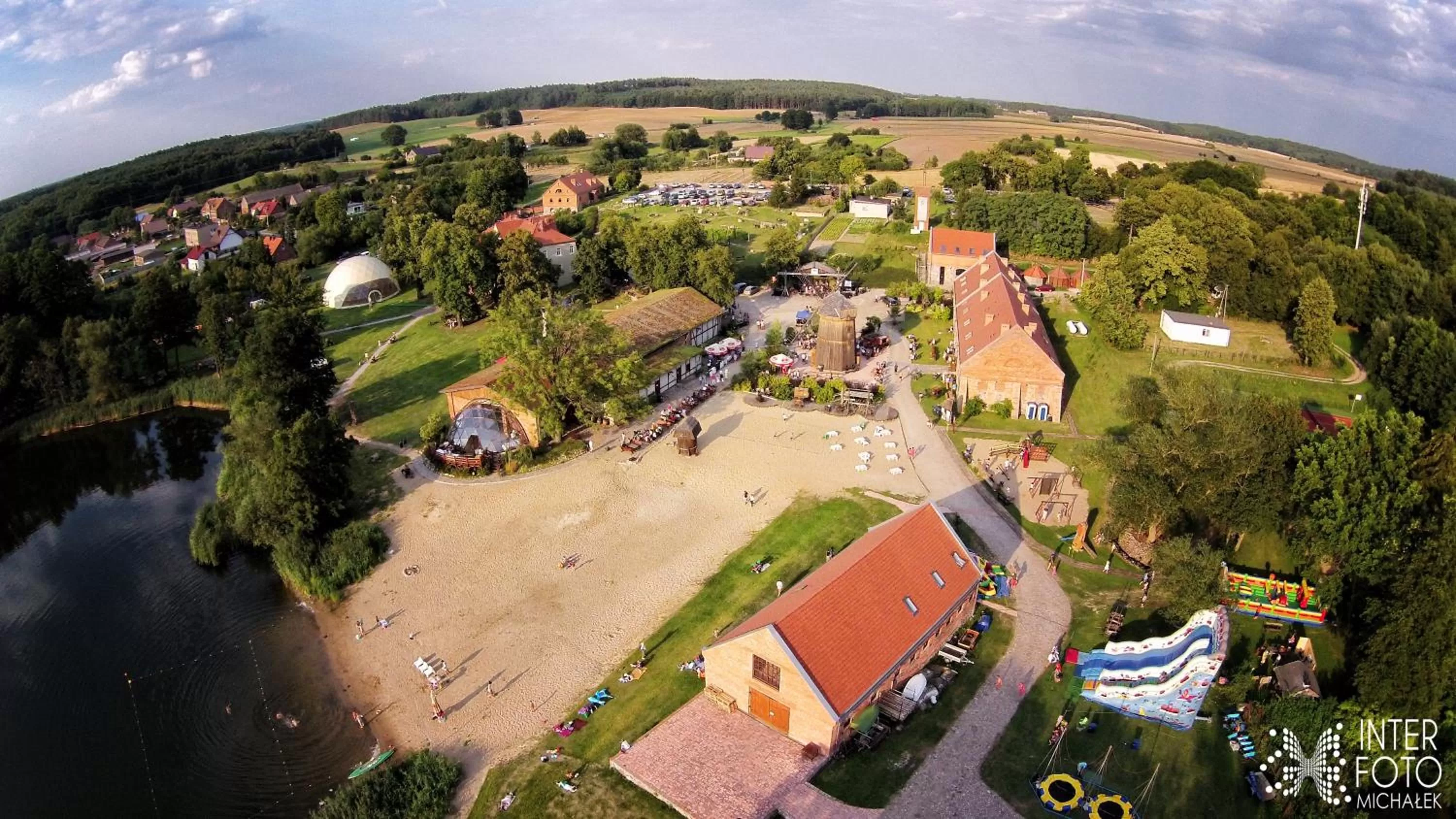 Bird's eye view in Olandia