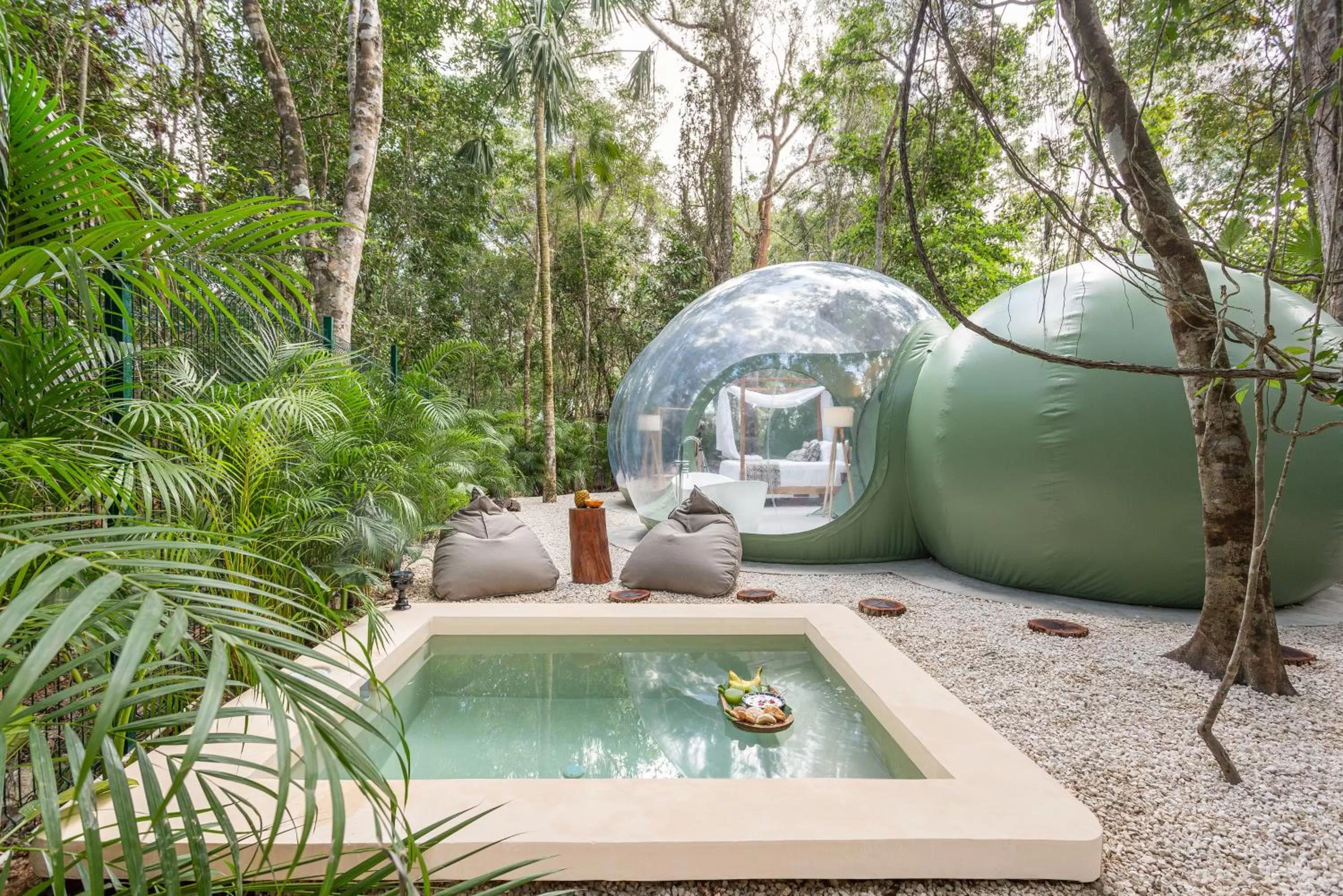 Swimming pool in Oom Bubble Boutique Riviera Cancun - Adults Only