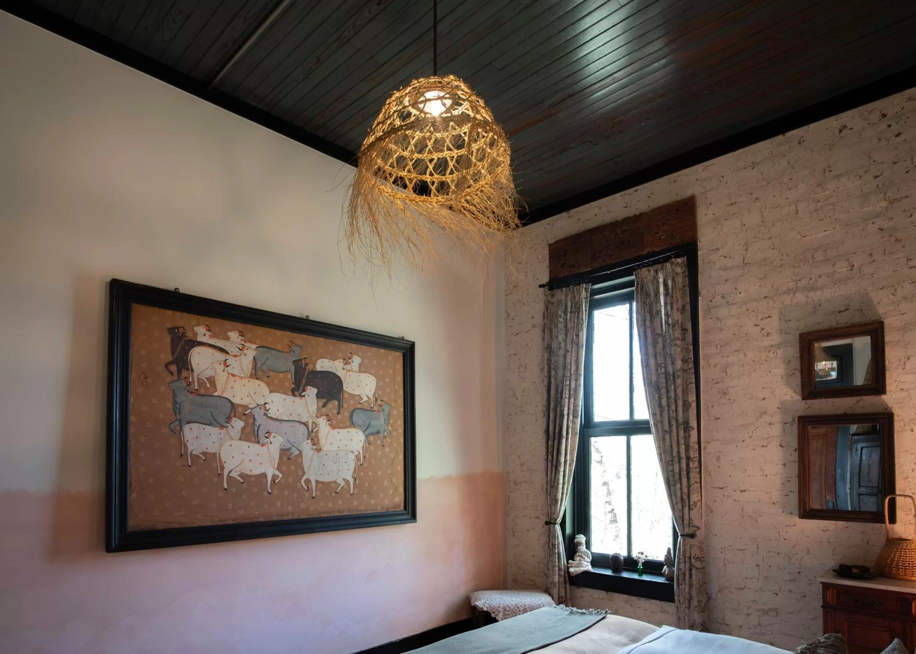 Bed in Beard and Lady Inn