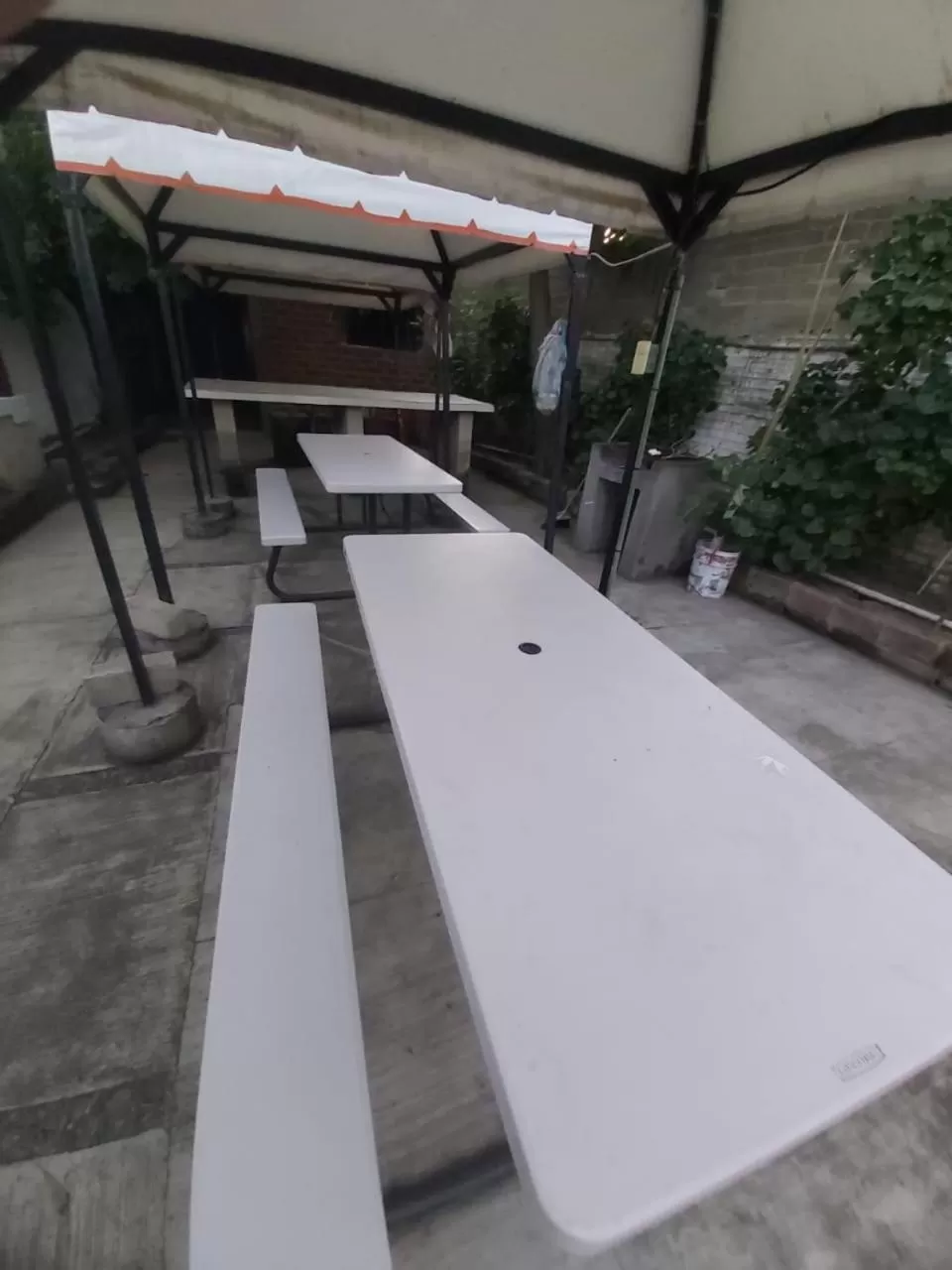 Patio in Hotel Ayalamar Manzanillo