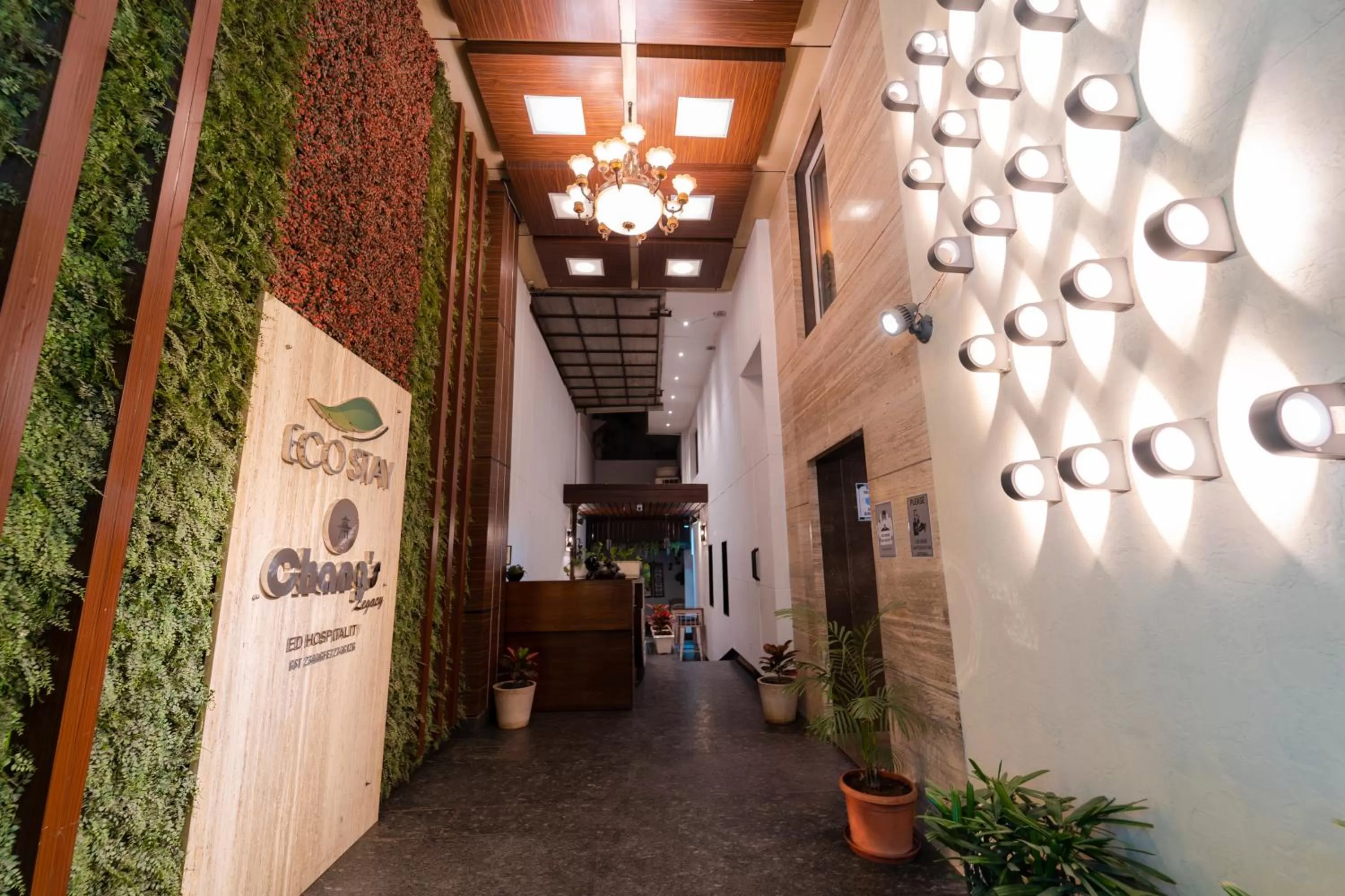 Lobby or reception in Playsales Eco Stay Vijay Nagar Indore