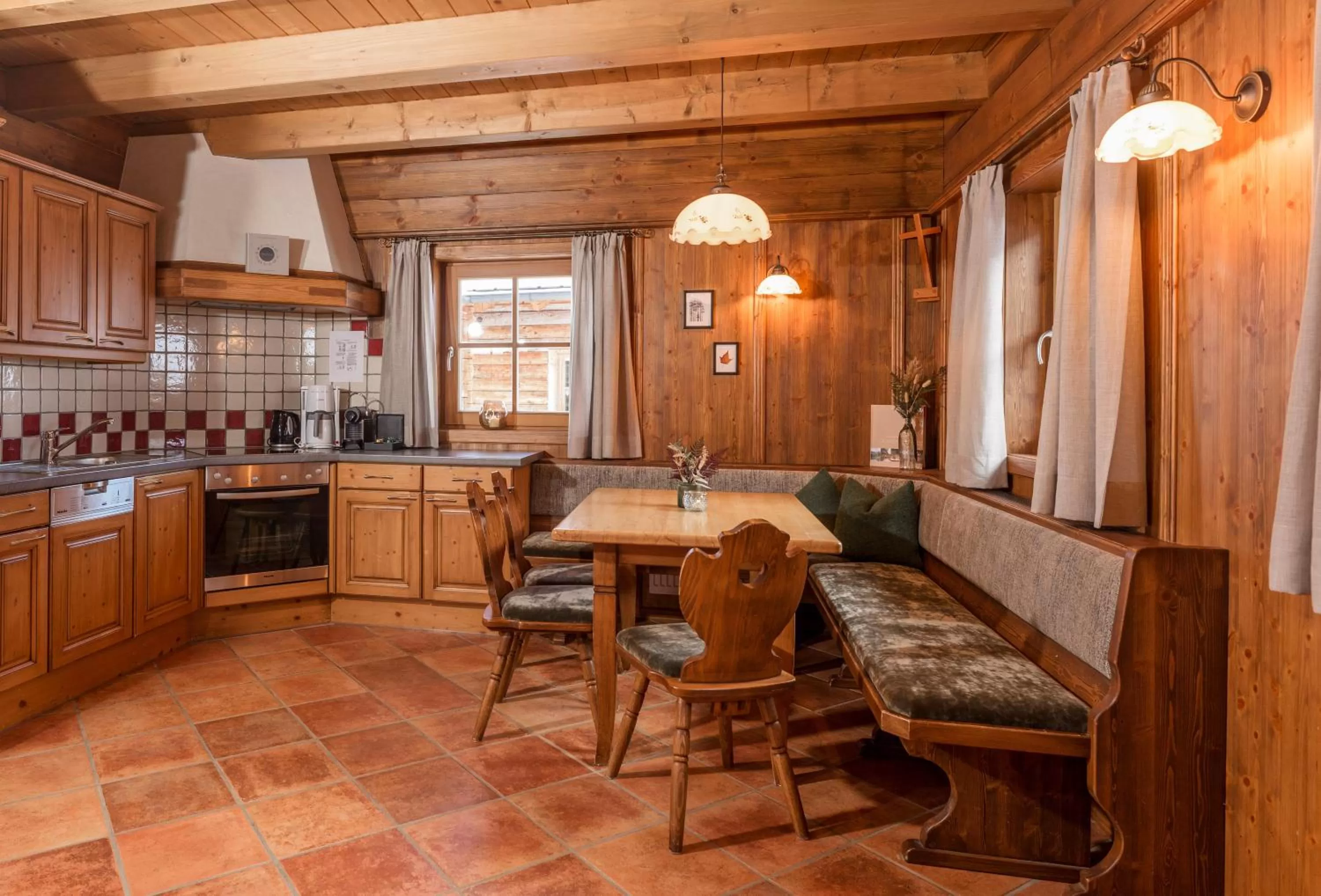 Kitchen or kitchenette in Almwelt Austria