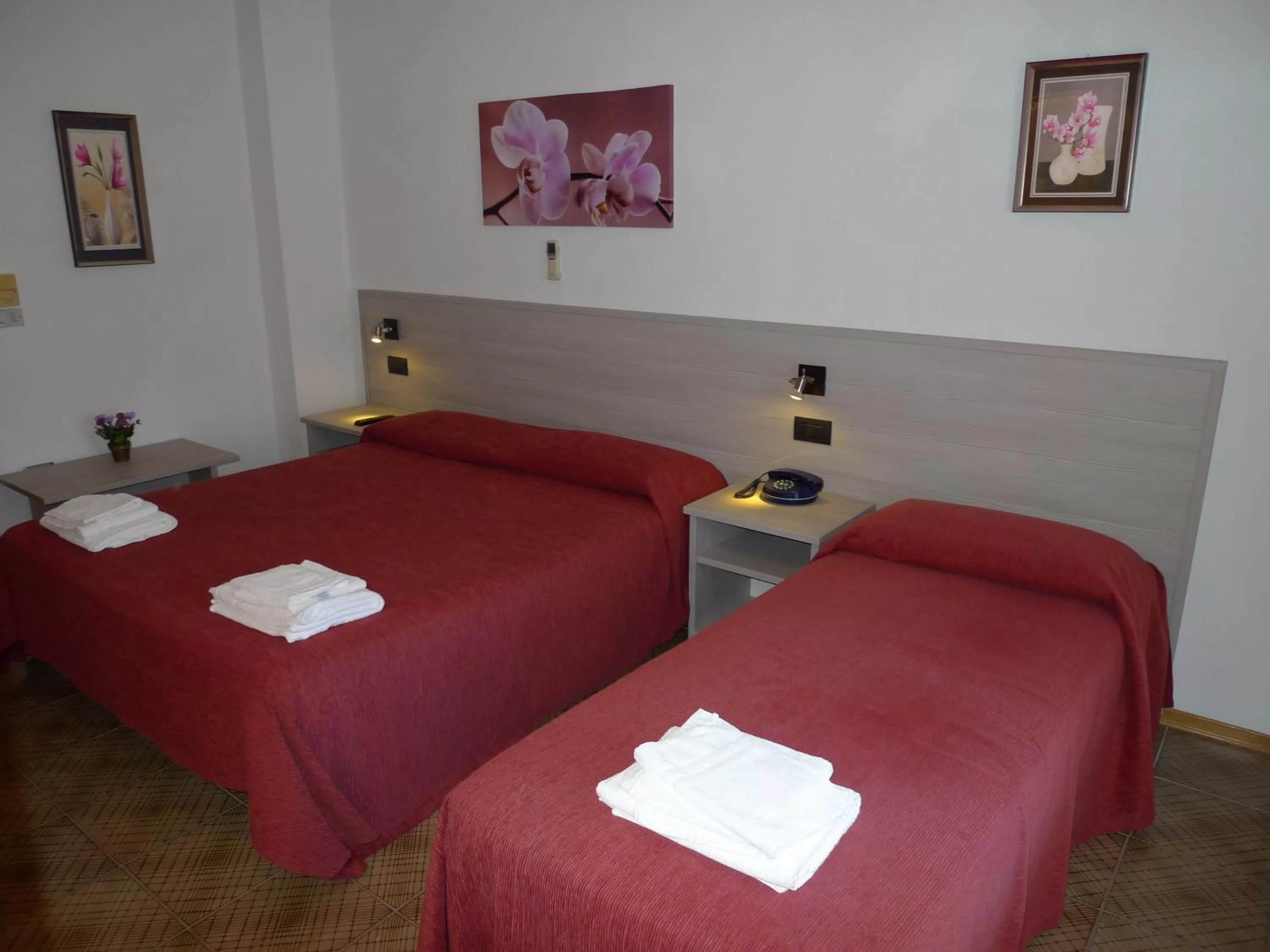 Bed in Hotel Alexander