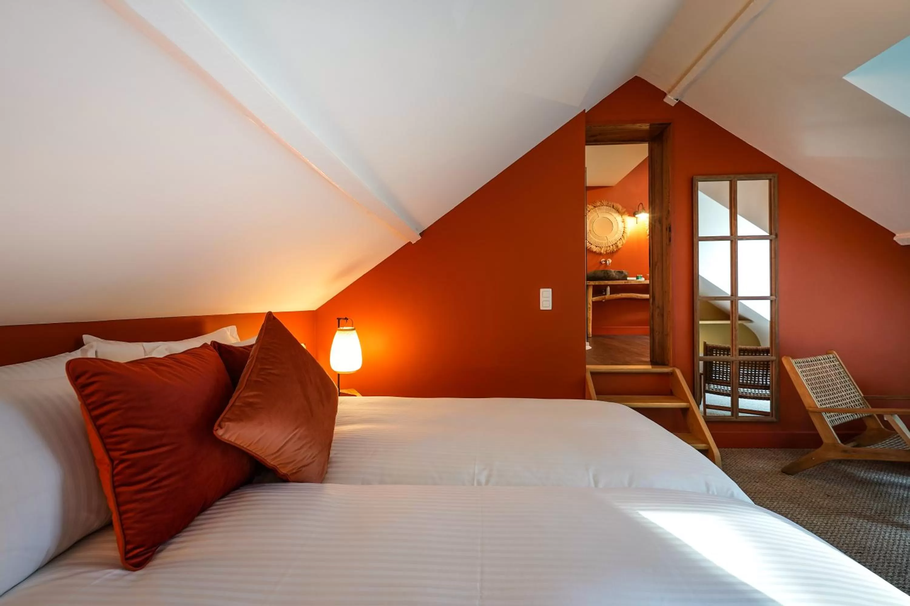 Bed in Les Terrasses des Falizes B&B