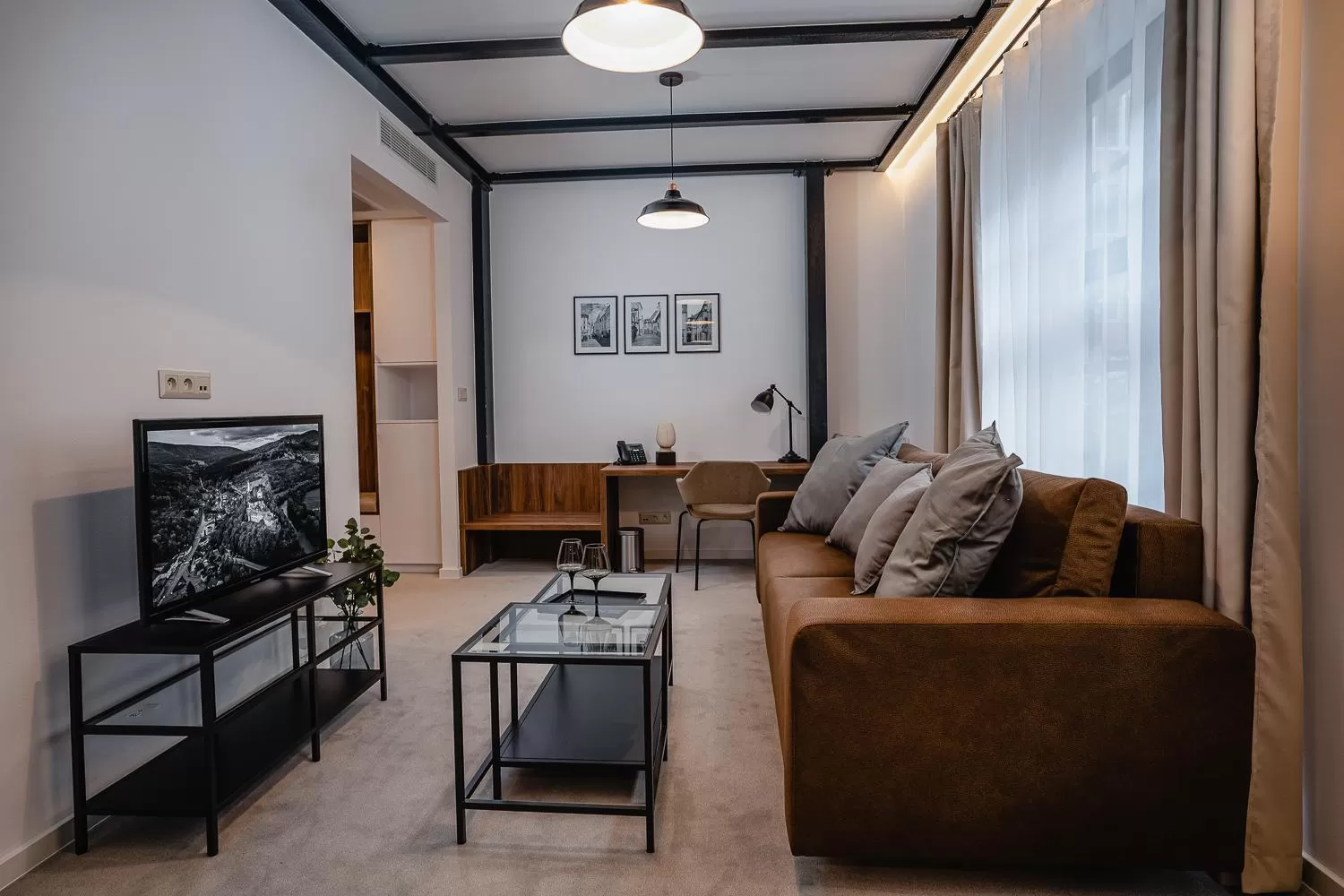 Living room in Garni Hotel DOCK Bratislava