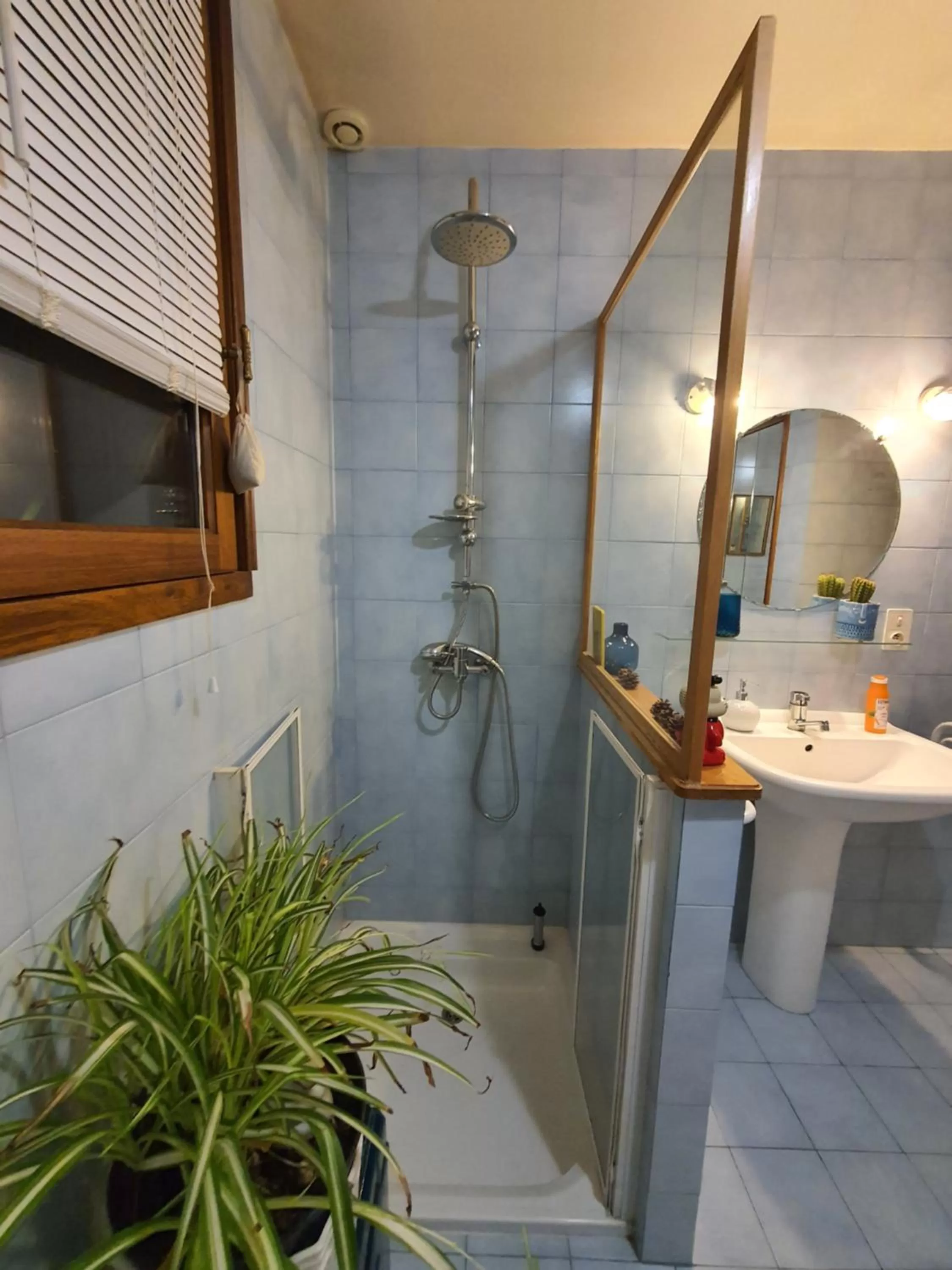 Shower in A l'Ecole Buissonnière, chambre d'hôtes en Sidobre