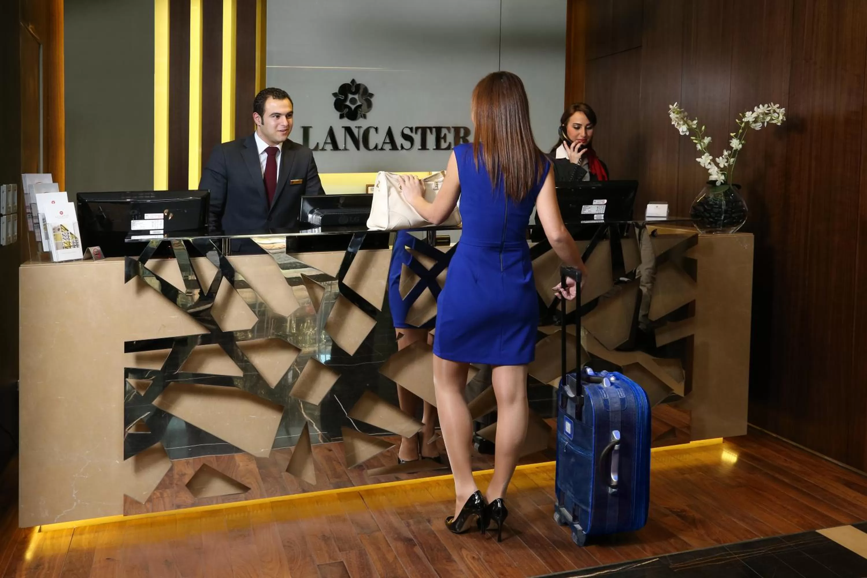 Lobby or reception in Lancaster Raouche Hotel