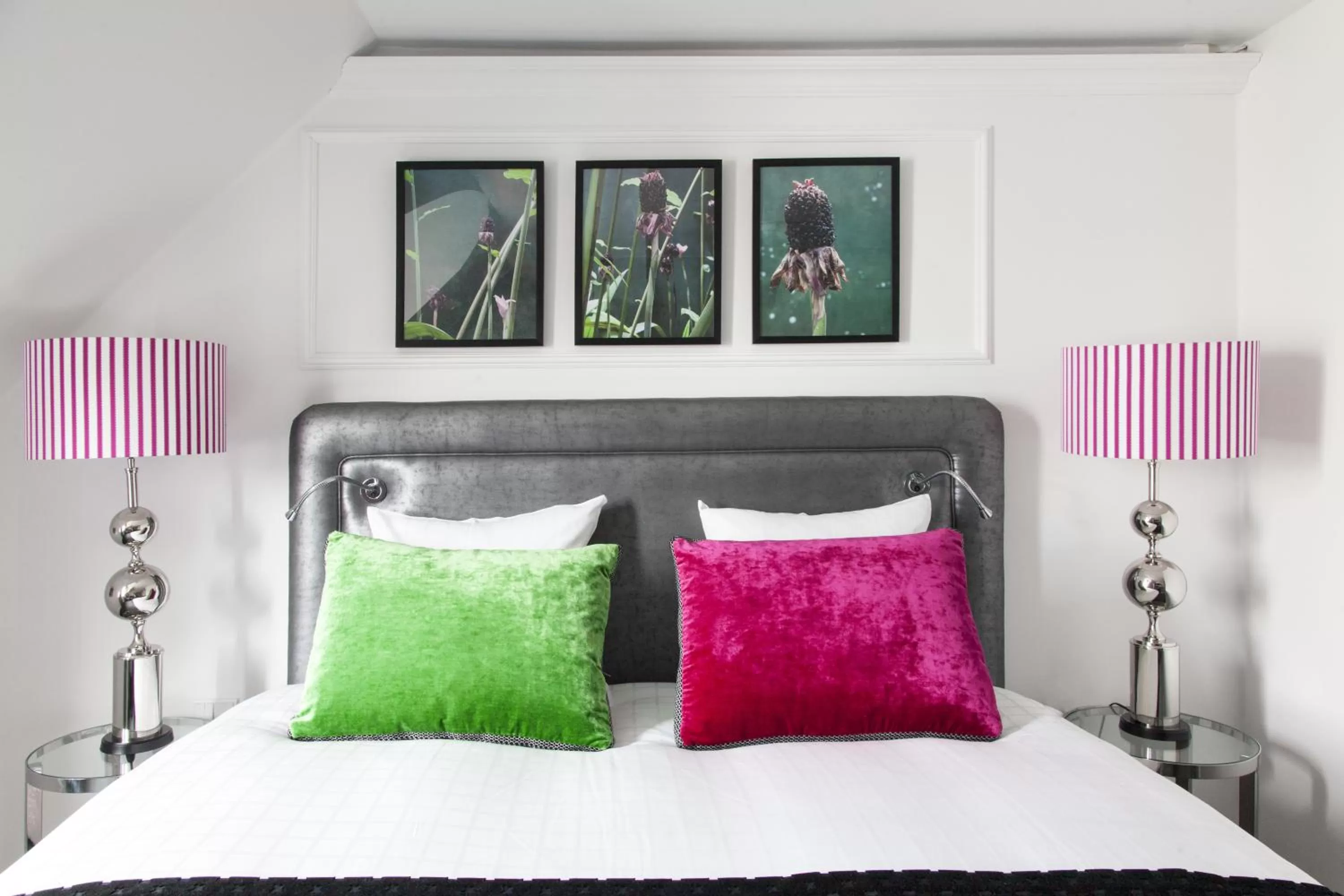 Decorative detail, Bed in Absalon Hotel