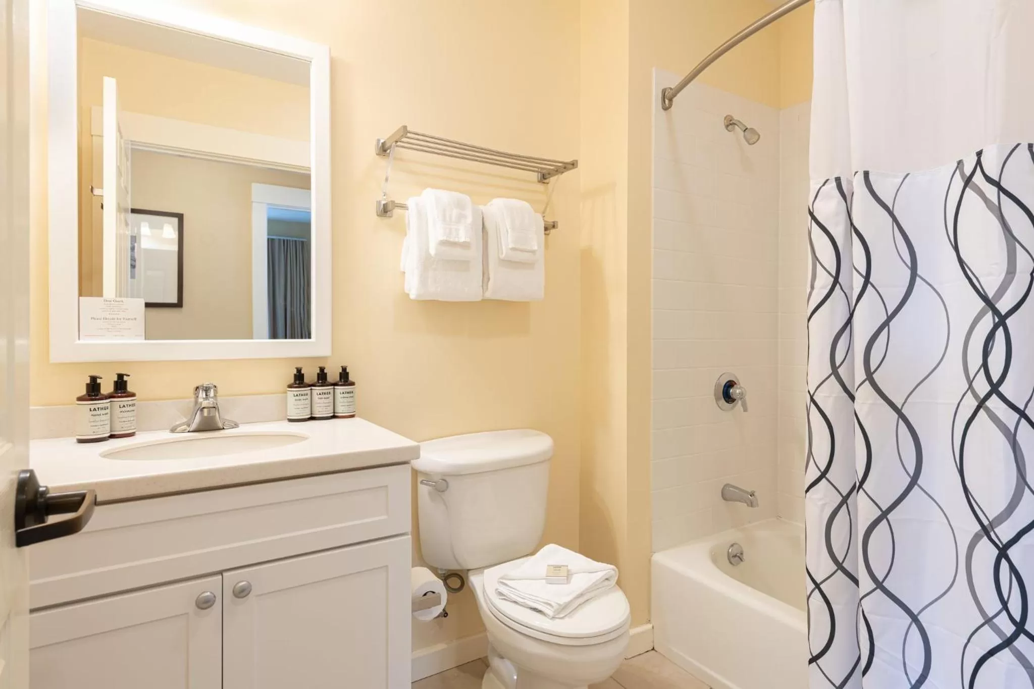 Bathroom in Jackson Gore Village on Okemo Mountain