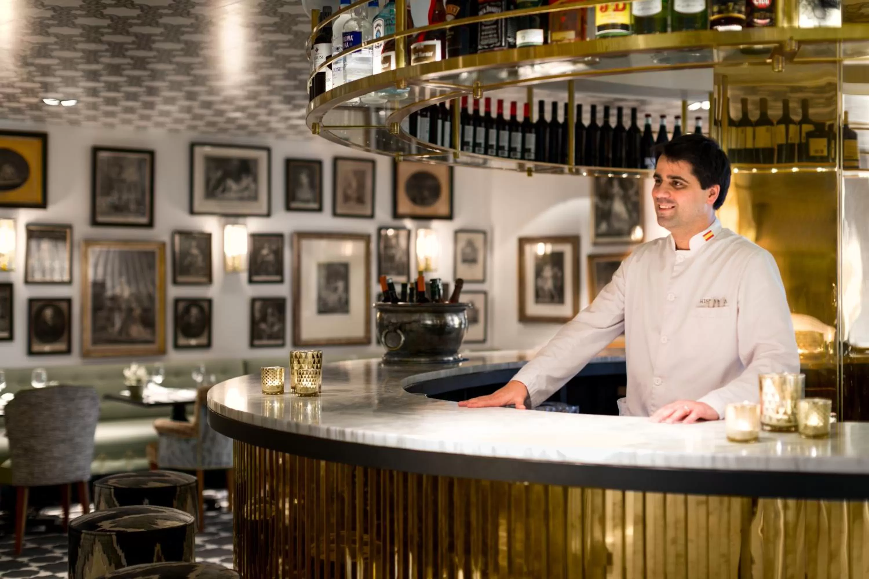 Lounge or bar in NH Collection Brussels Grand Sablon