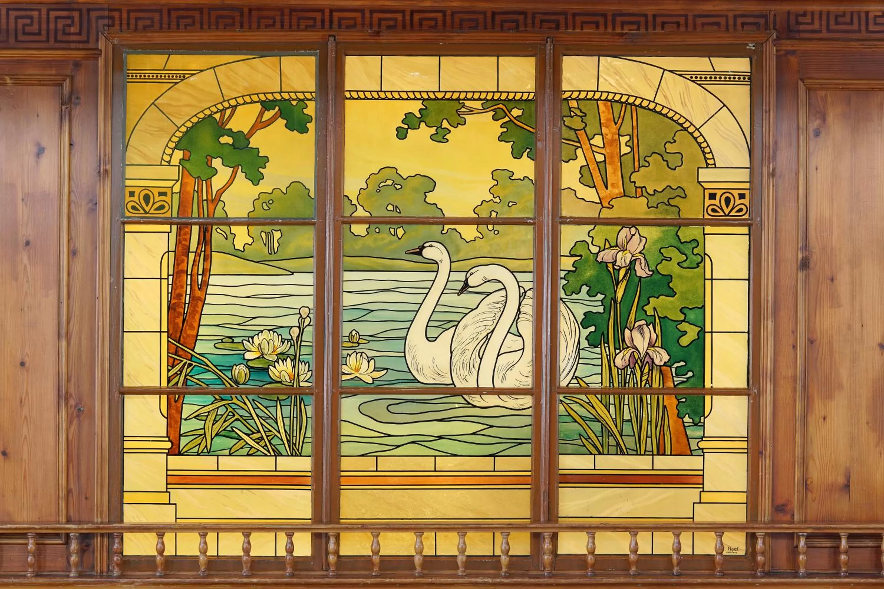 Decorative detail in Linde Heiden Swiss Quality Hotel