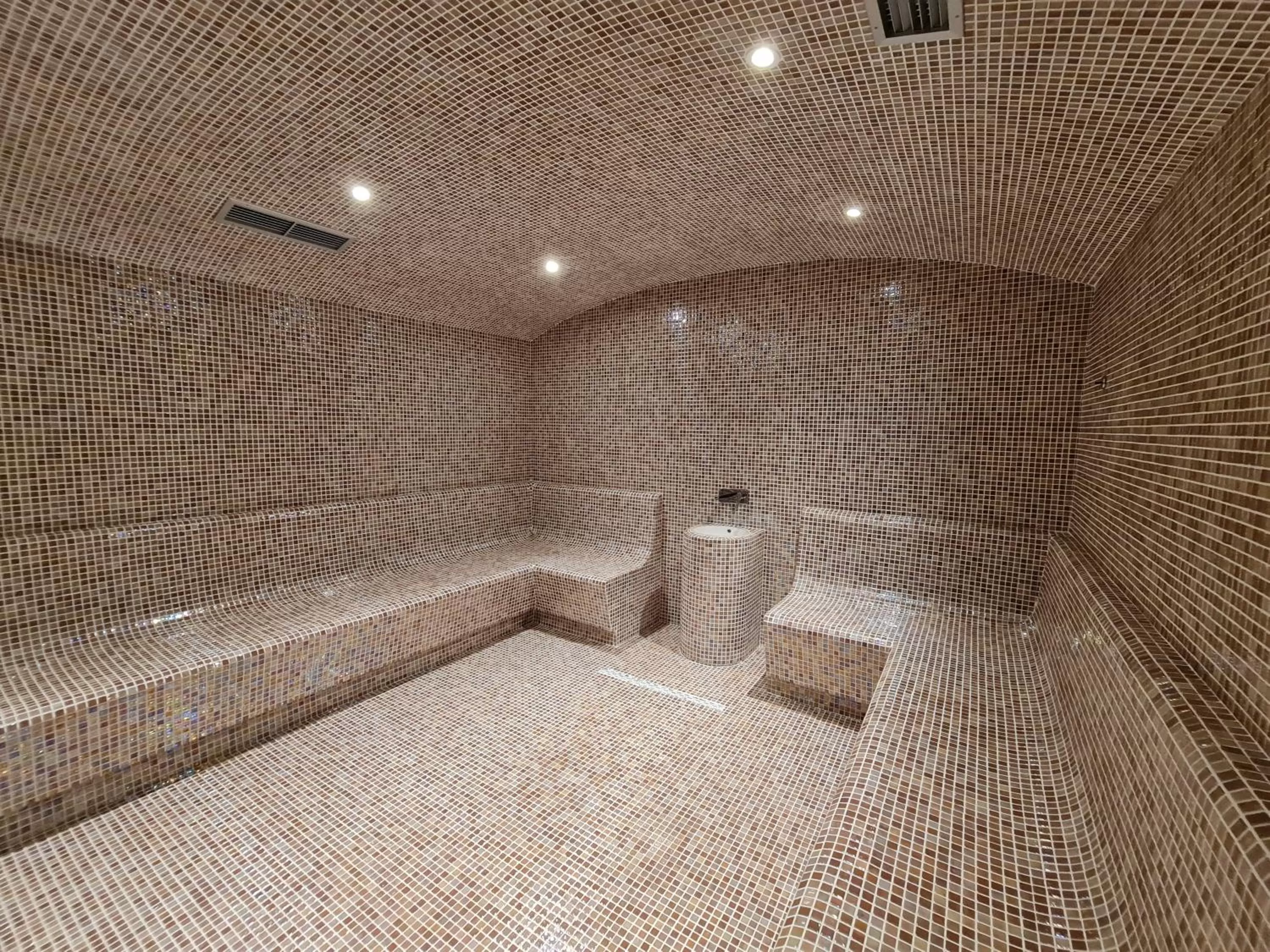 Steam room in Hotel Aross