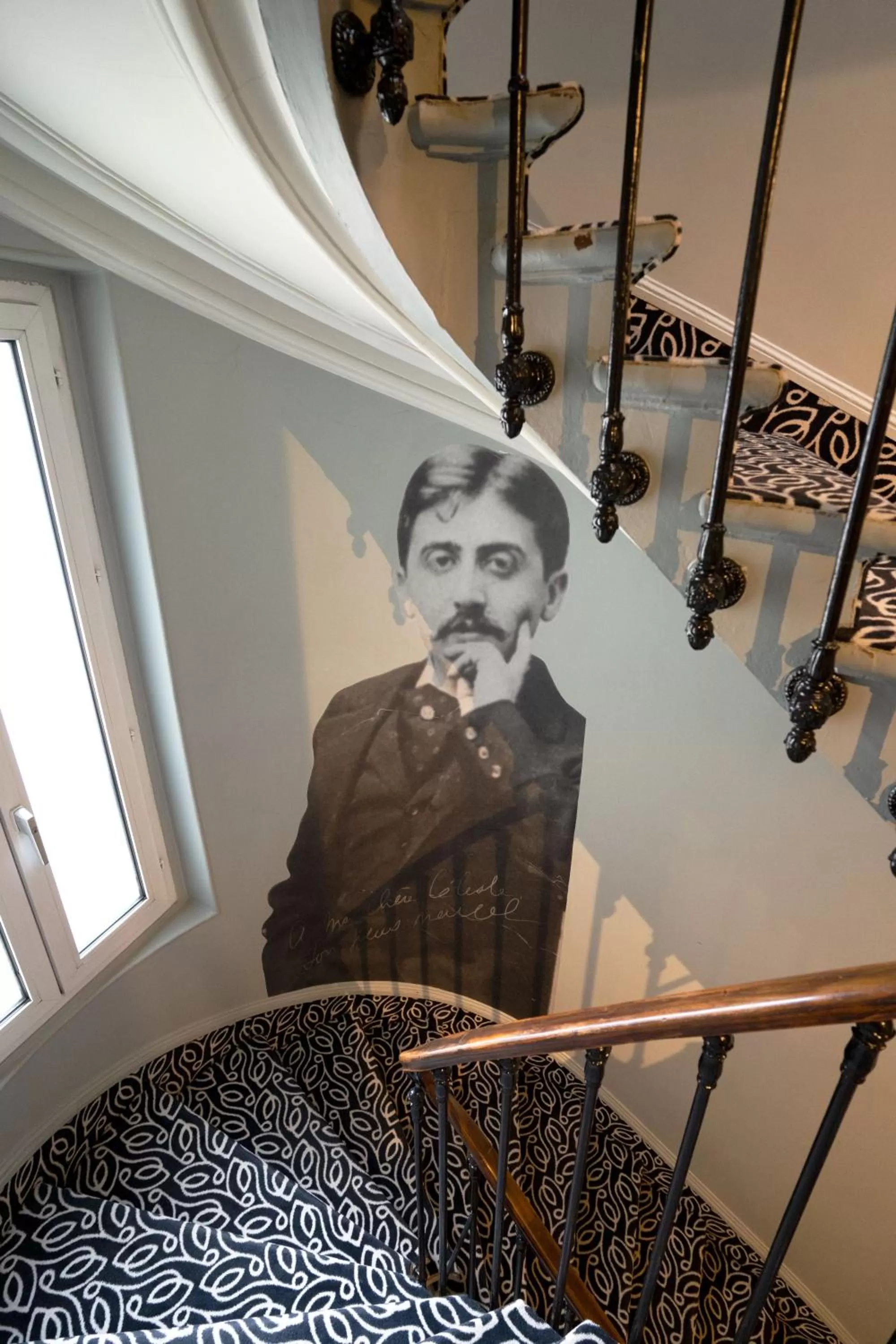 Decorative detail in Hotel Litteraire Le Swann, BW Premier Collection