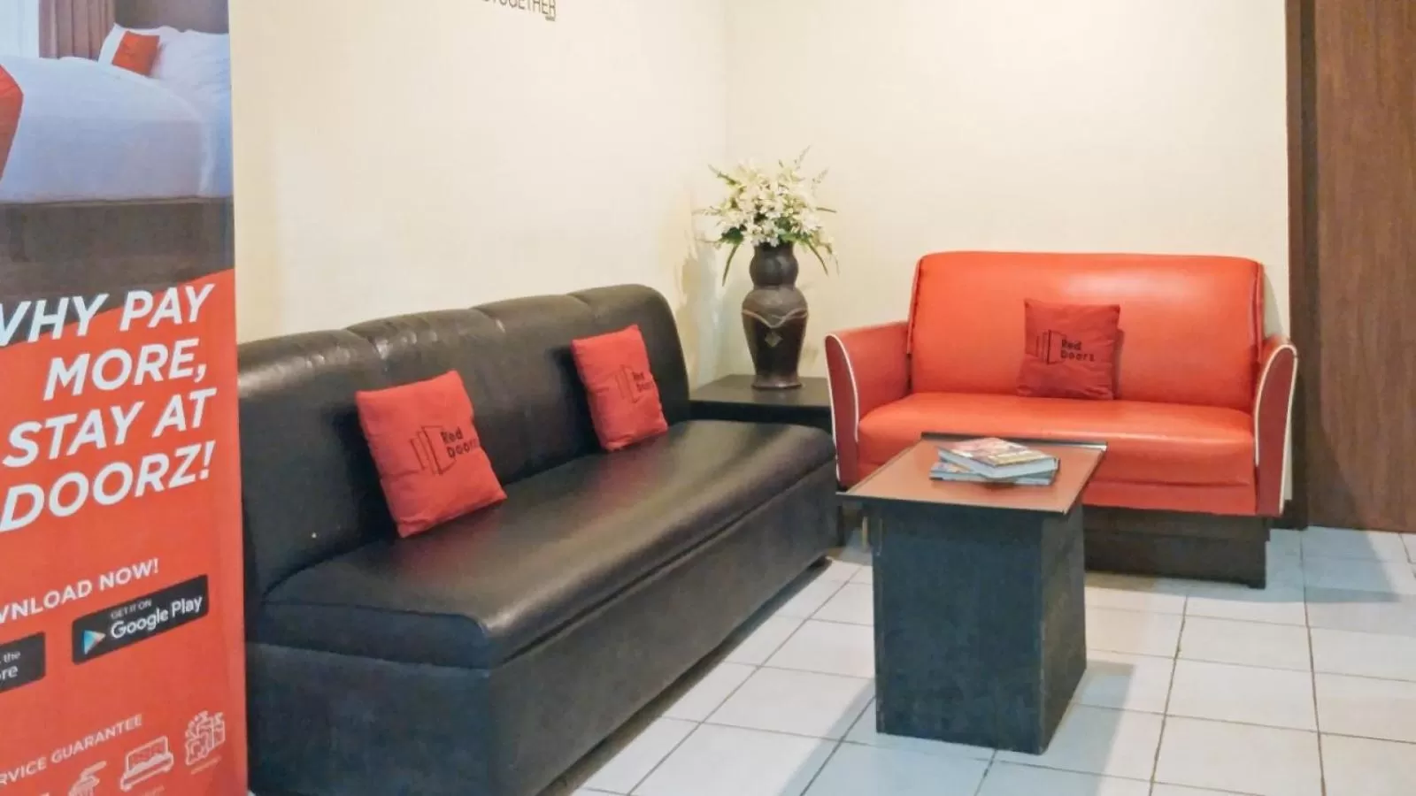 Lobby or reception in RedDoorz near Baclay Drive Super Metro