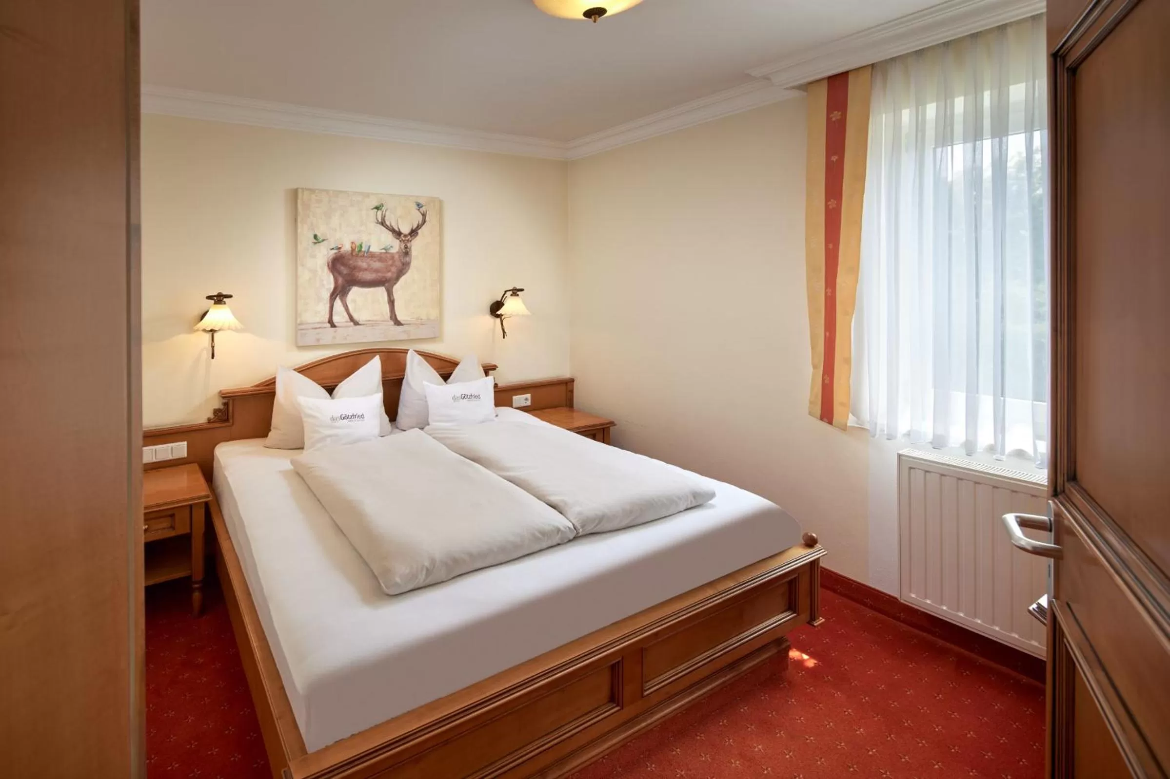 Bedroom, Bed in Garden & SPA Hotel Das Götzfried