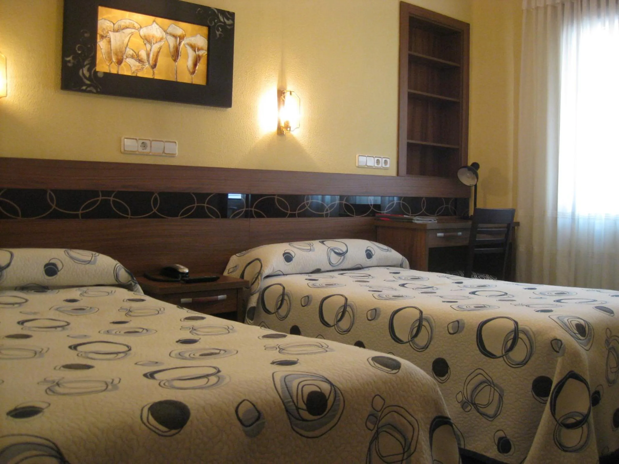 Bed in Hotel Castilla