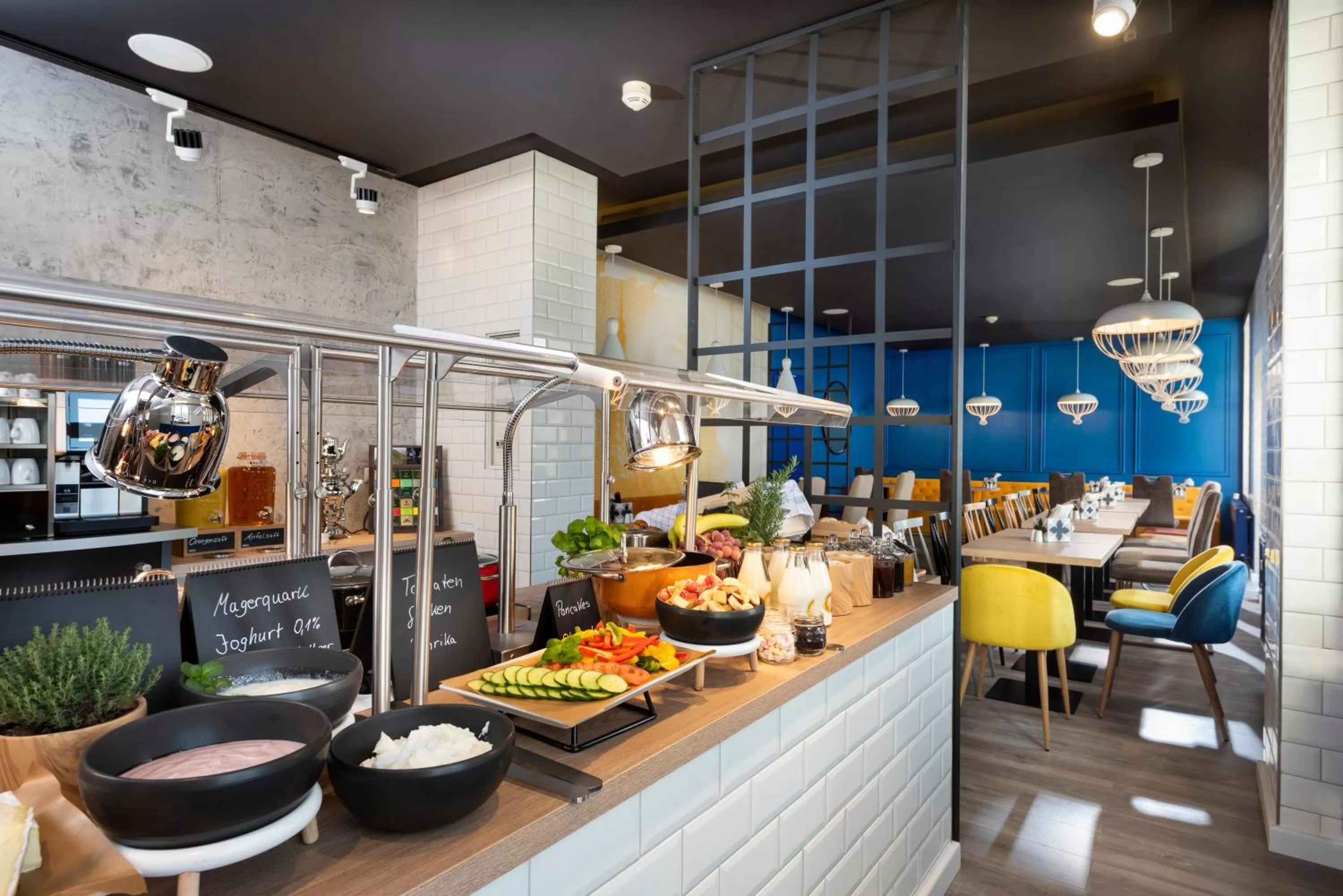 Buffet breakfast in ibis Styles Dresden Neustadt