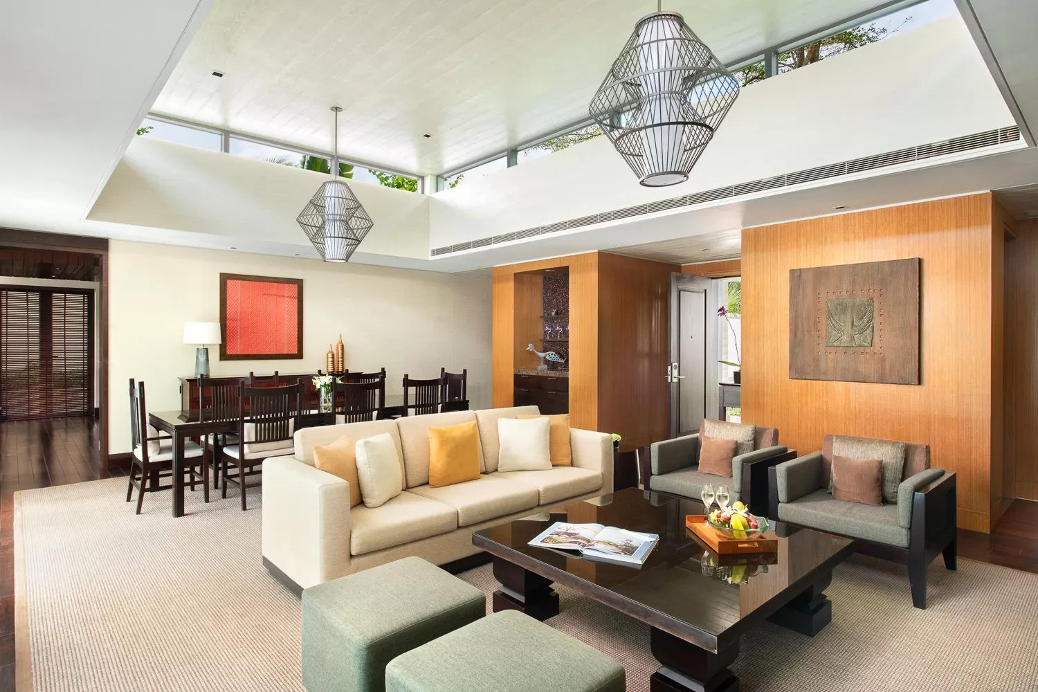 Living room in Raffles Hainan Clear Water Bay