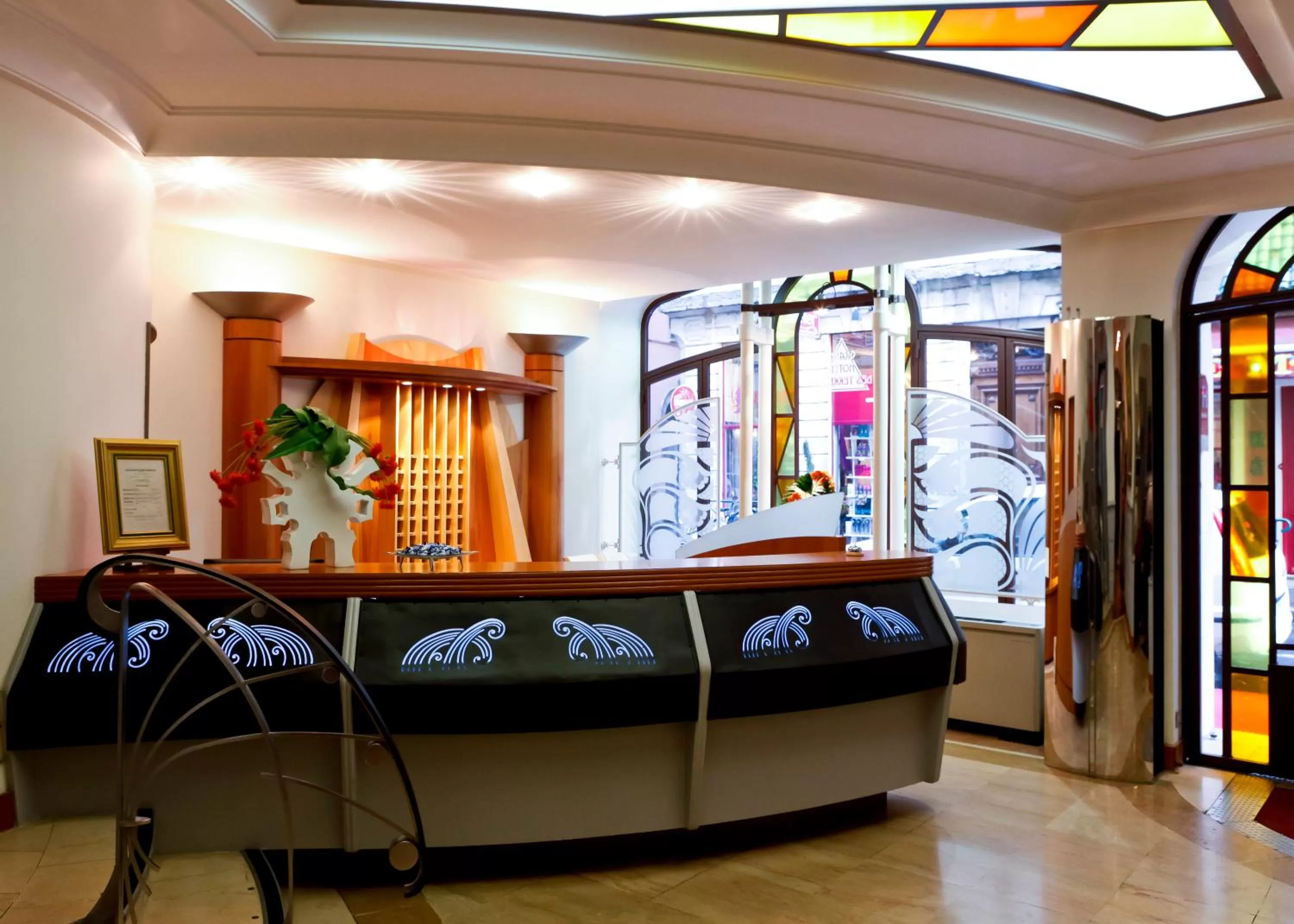 Lobby or reception in Grand Hotel des Terreaux