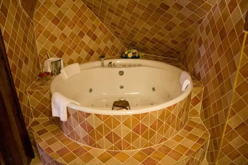 Shower in Chateau Zbiroh