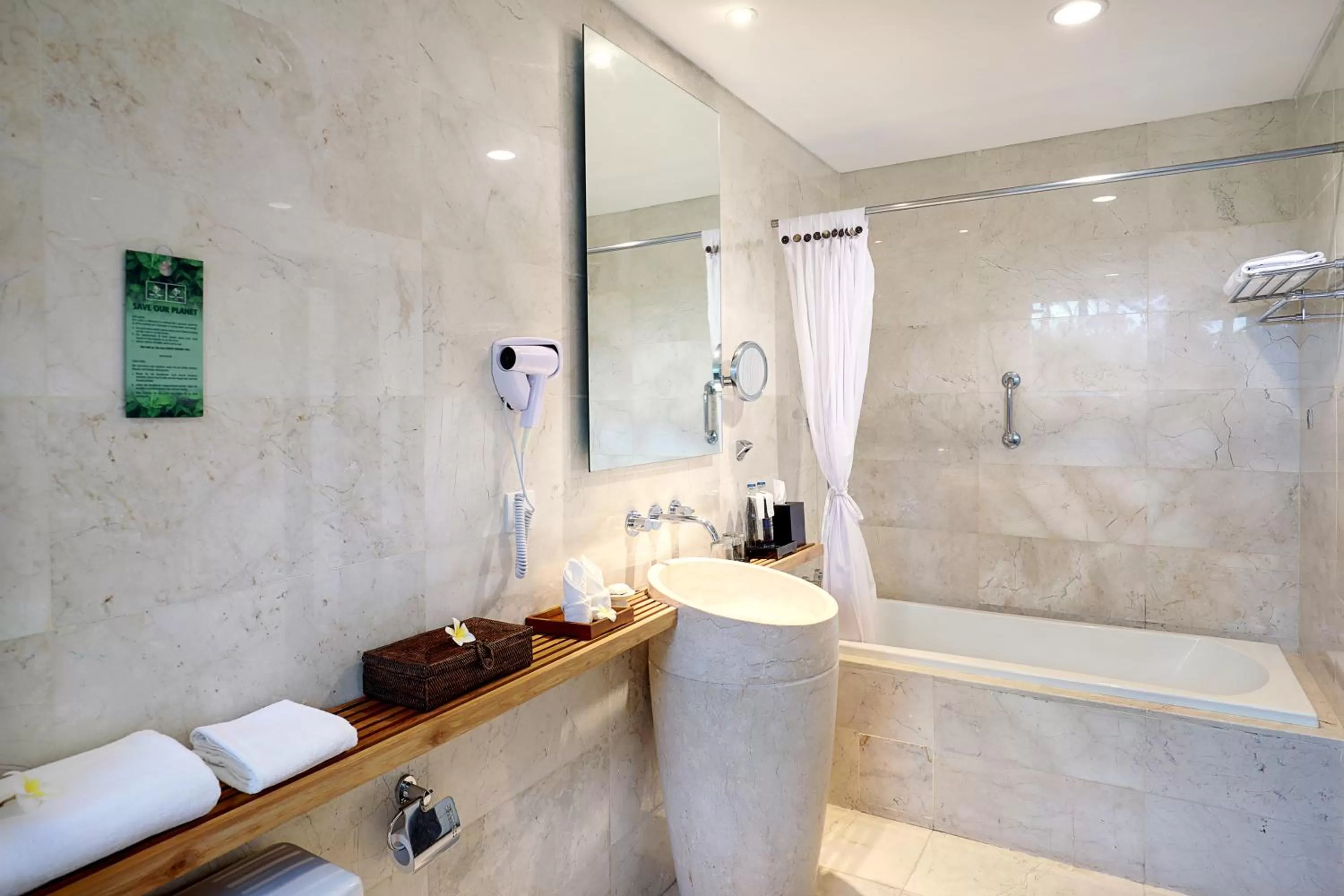 Bathroom in Legian Beach Hotel