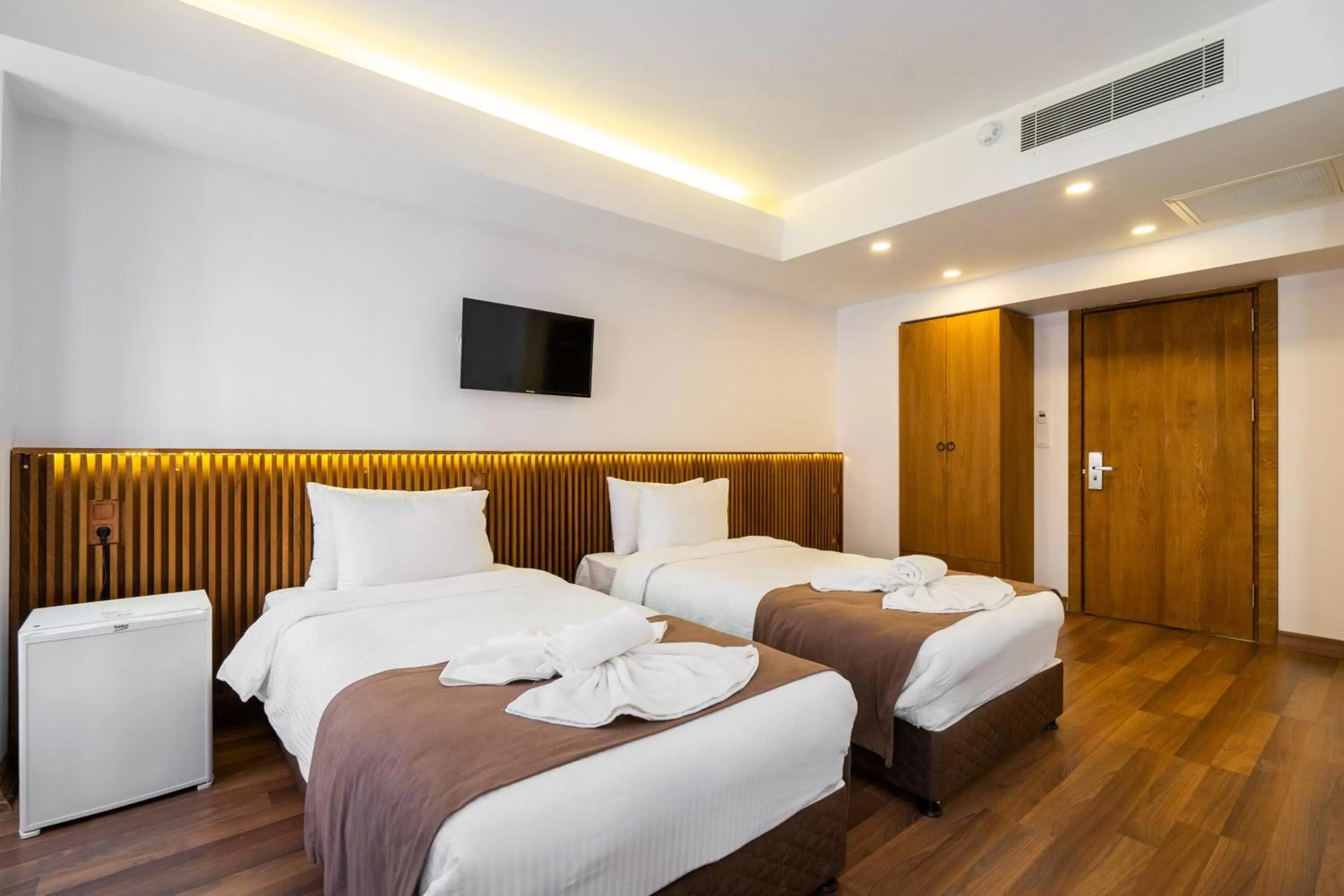 Bed in Castillo Rojo Hotel Istanbul