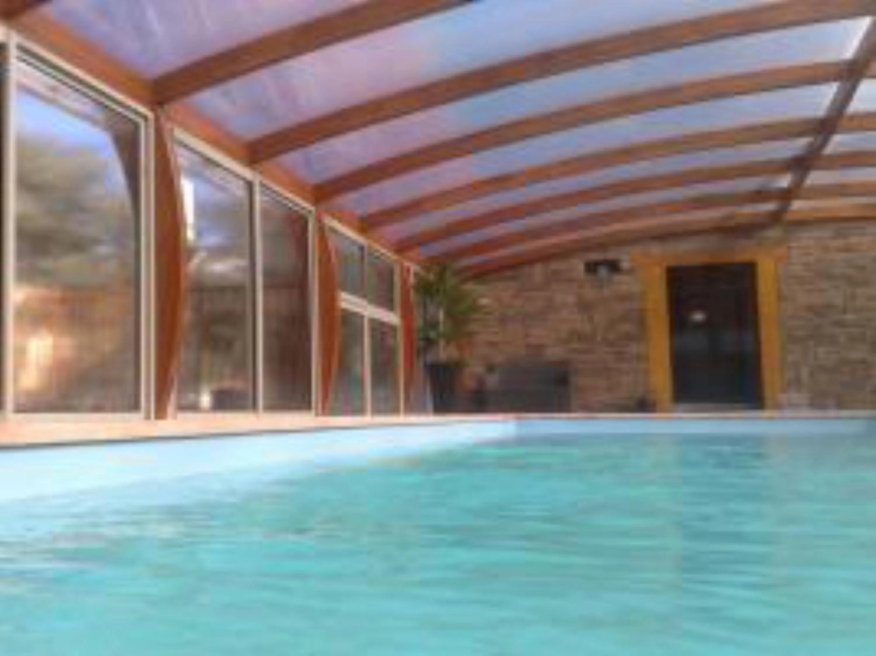 Swimming pool in Logis Hotel Le Lac