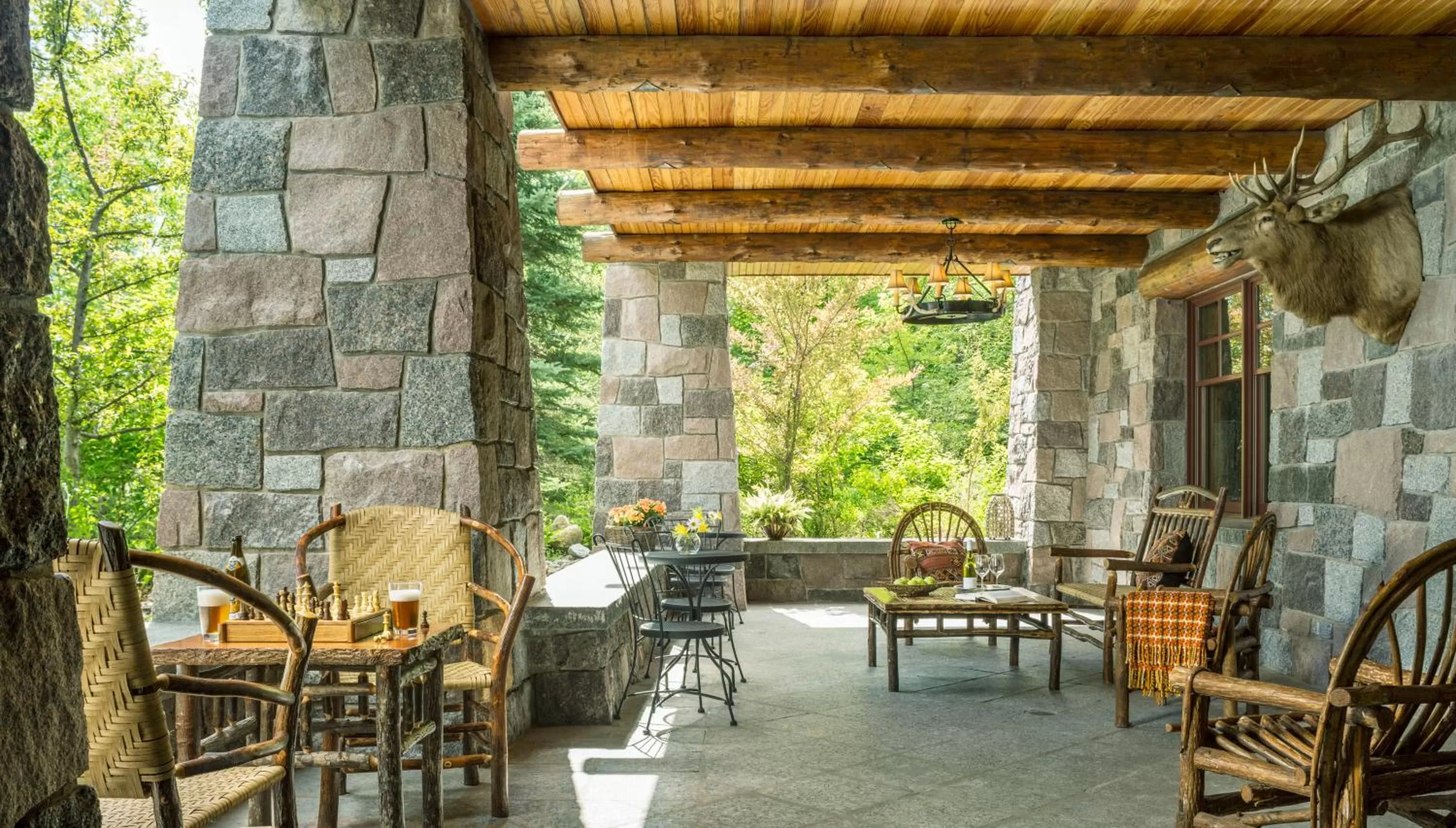 Patio in The Whiteface Lodge