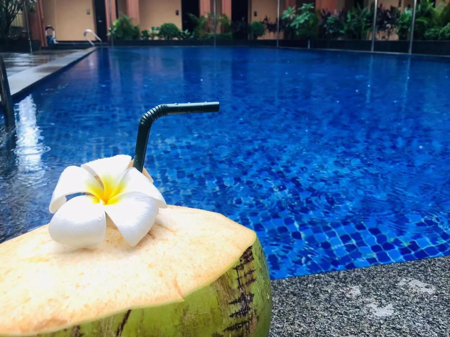 Pool view in Le Chen Miiya Hotel
