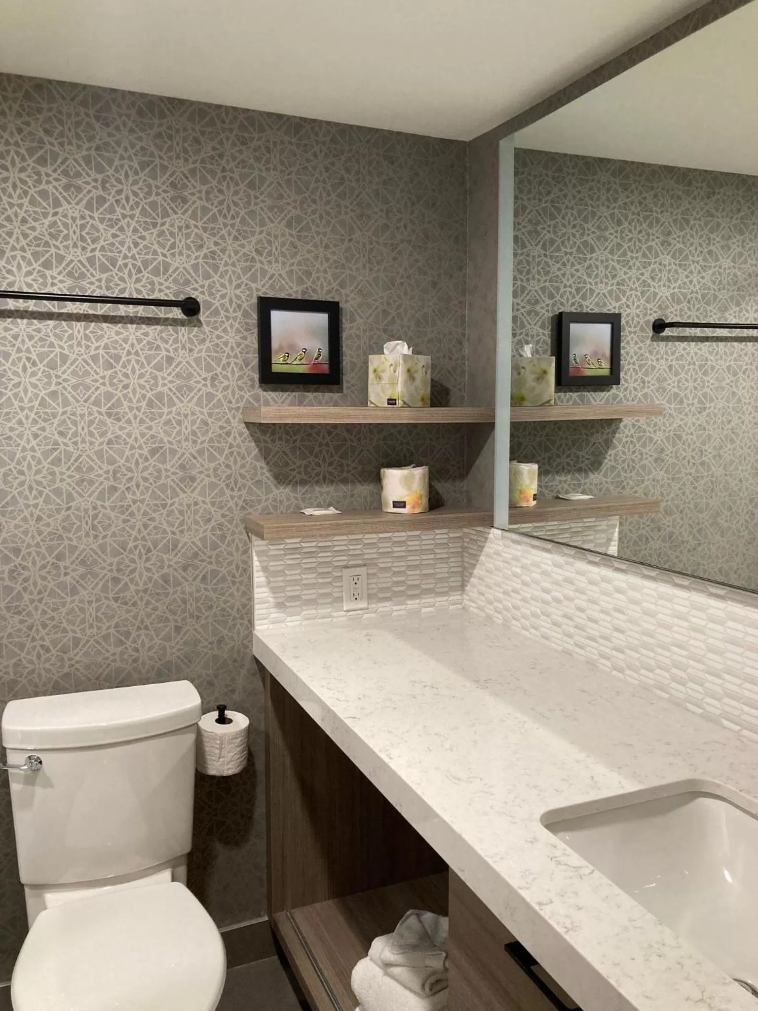 Toilet in Lake Louise Inn