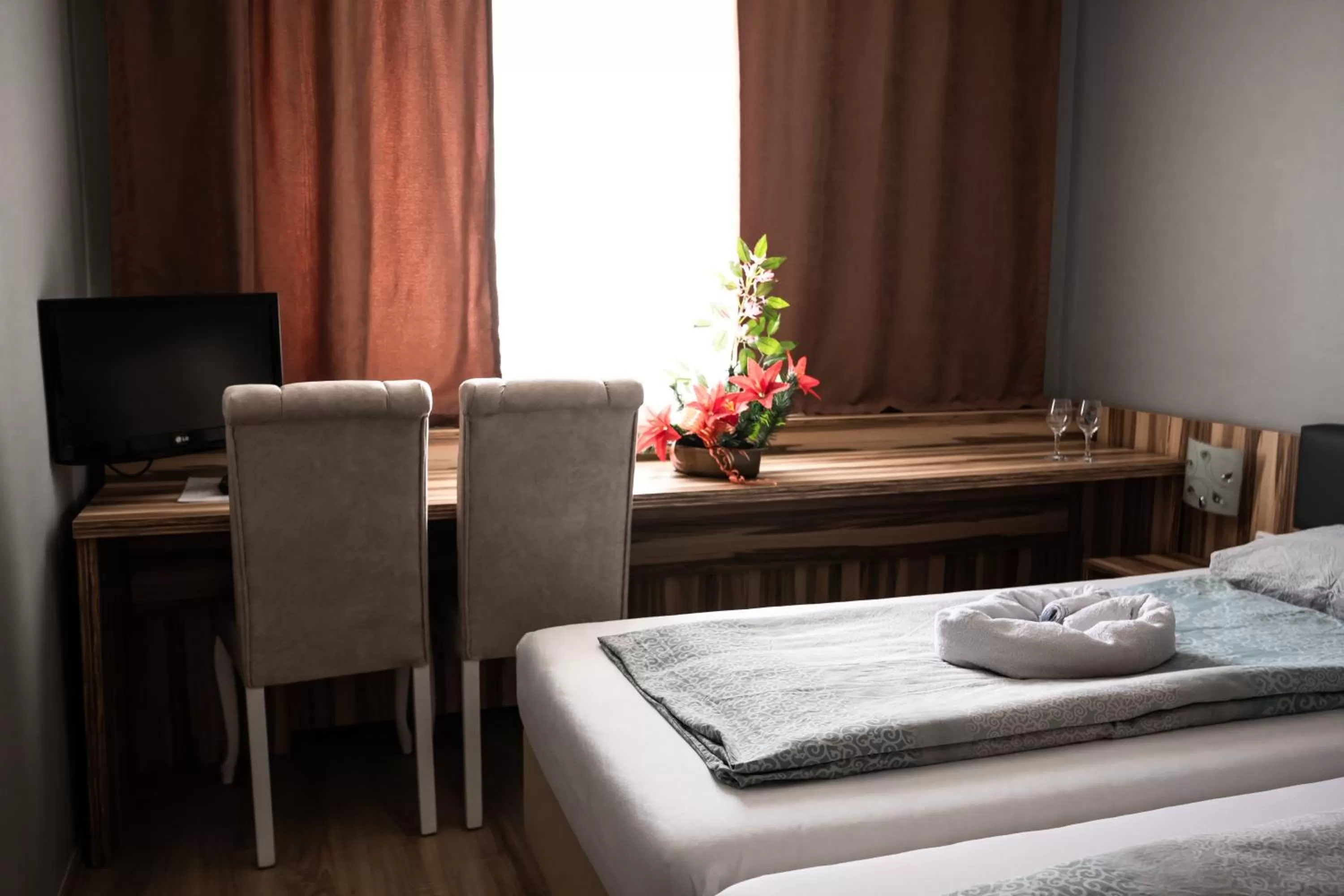 Decorative detail, TV/Entertainment Center in Hotel Am Limes