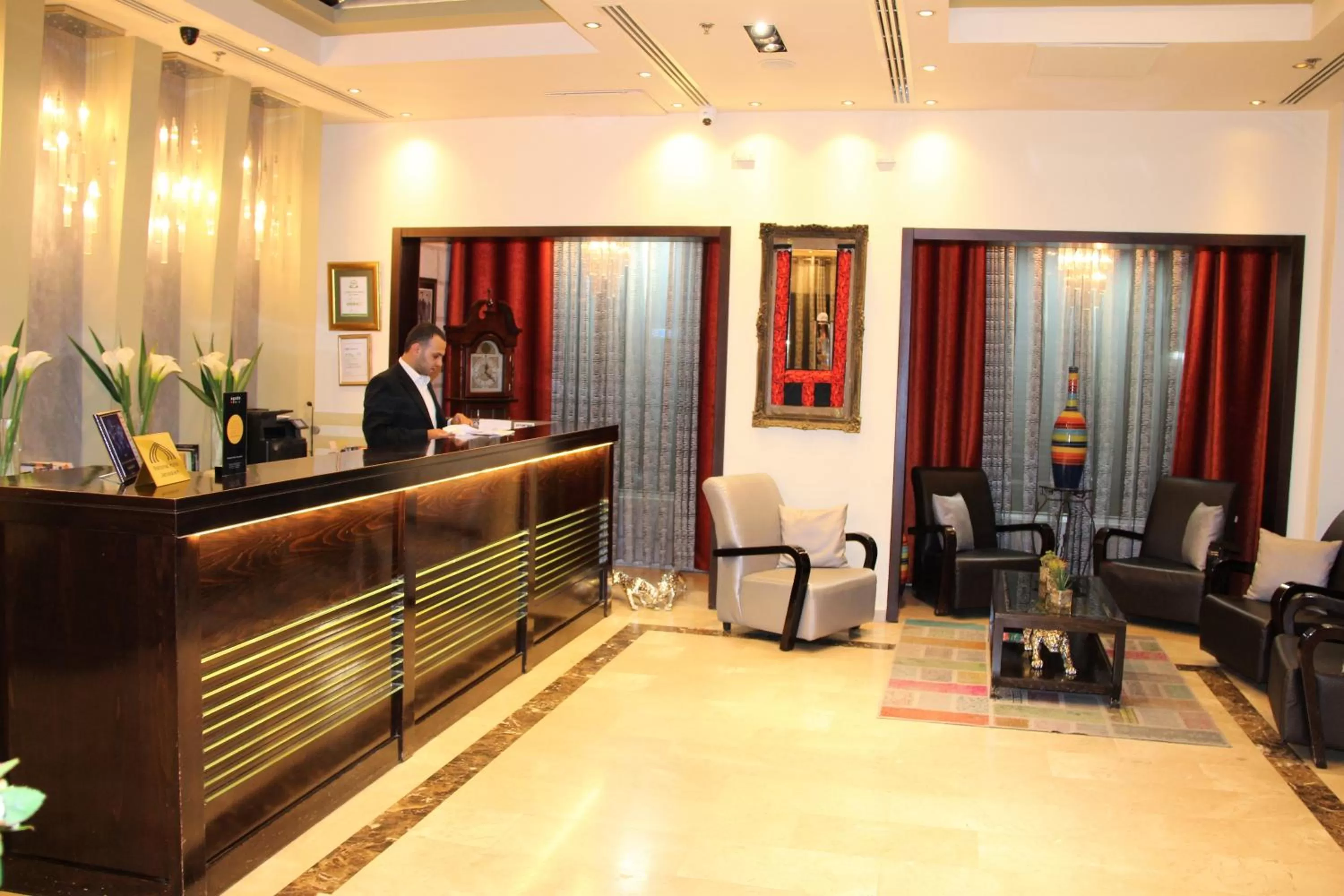 Lobby or reception in National Hotel - Jerusalem