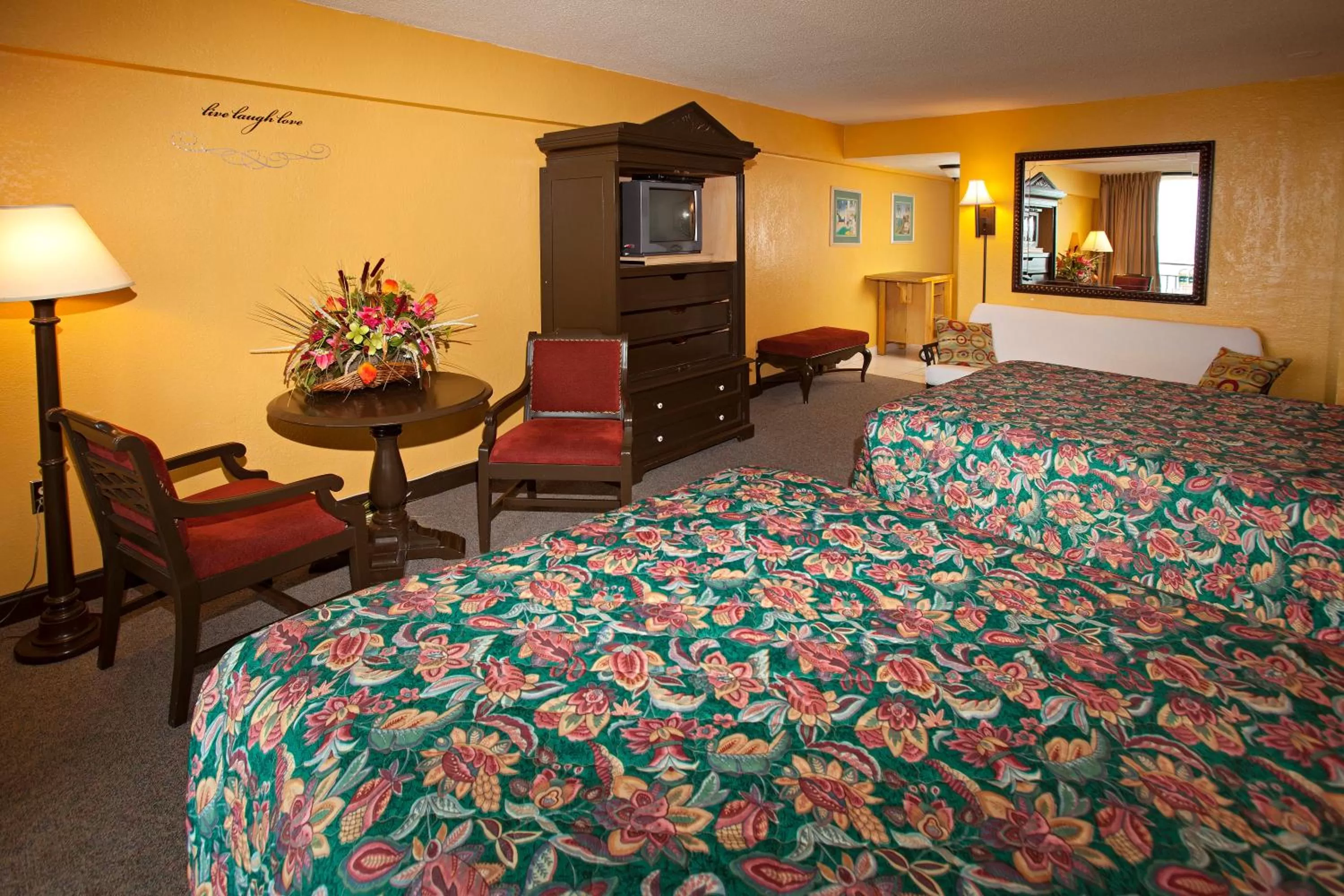 Bedroom, Room Photo in Daytona Beach Hawaiian Inn