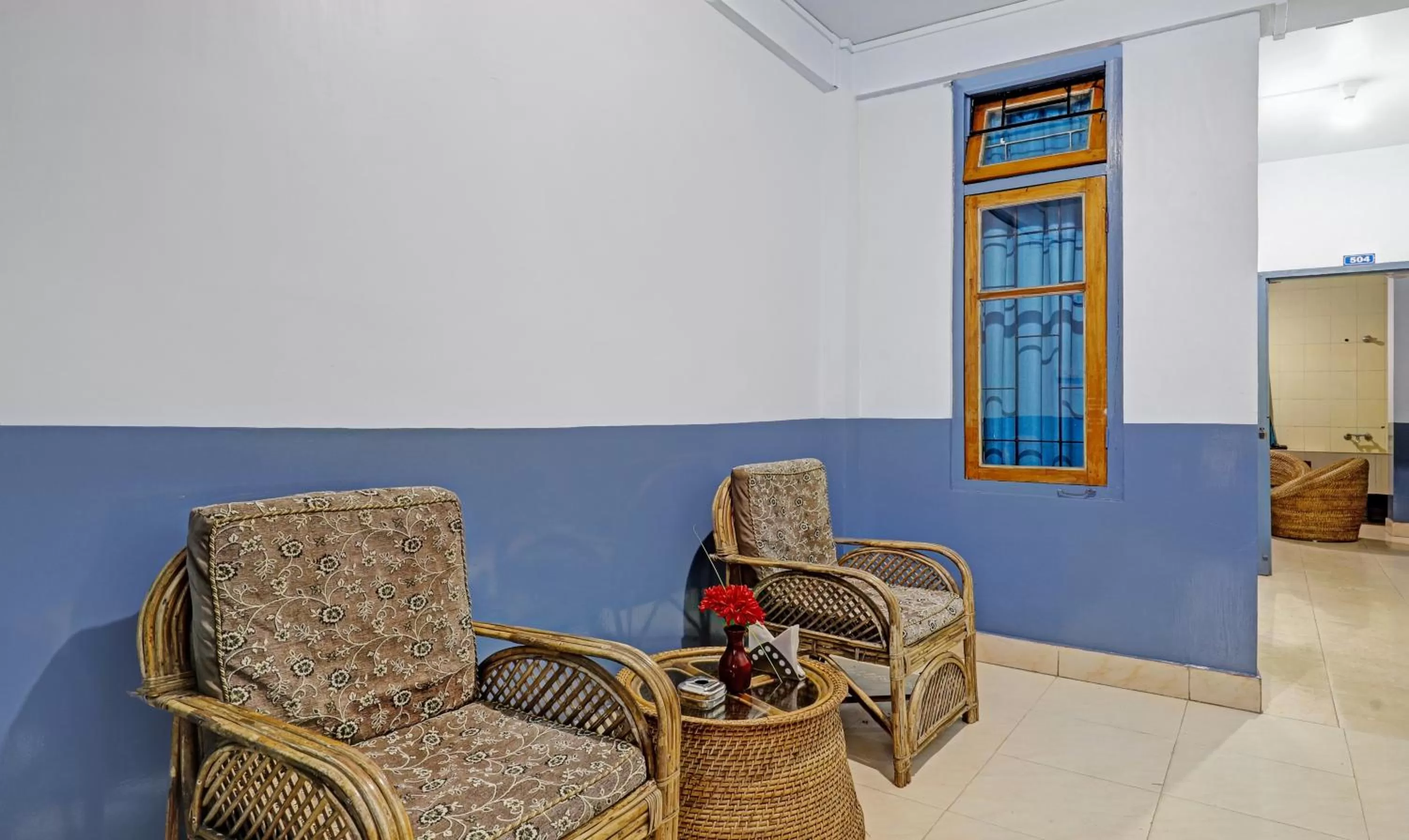 Seating area in Itsy Hotels Shillong Tower Guesthouse