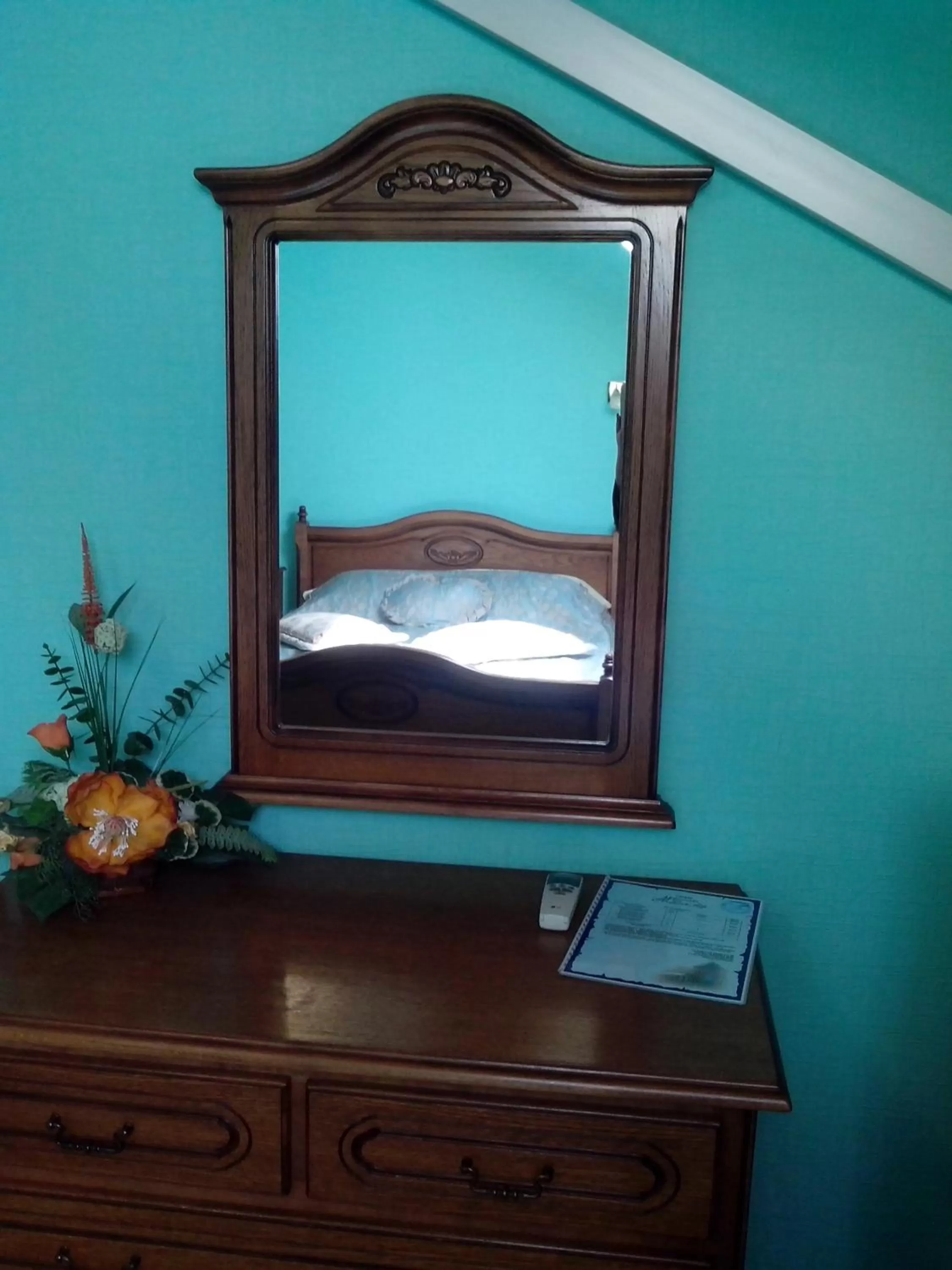 Decorative detail in Morshynska Vezha Hotel