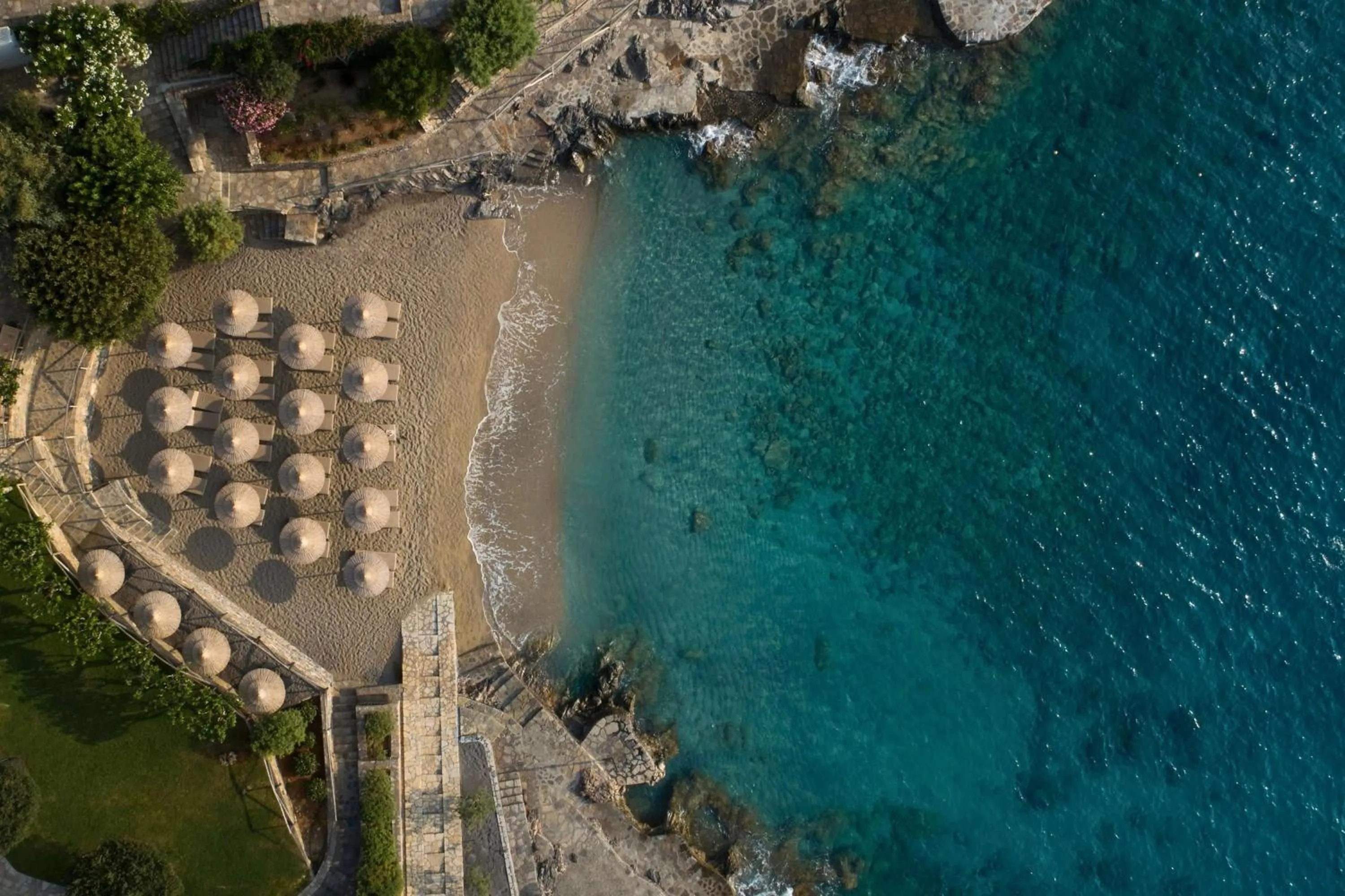 Beach in Minos Palace Resort - Adults Only