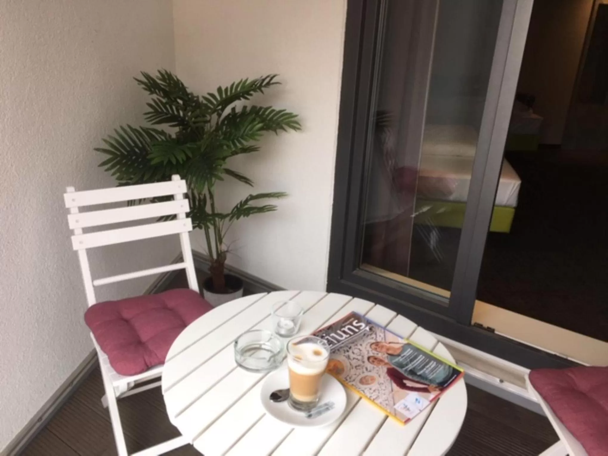 Balcony/Terrace in SleepySleepy Hotel Dillingen