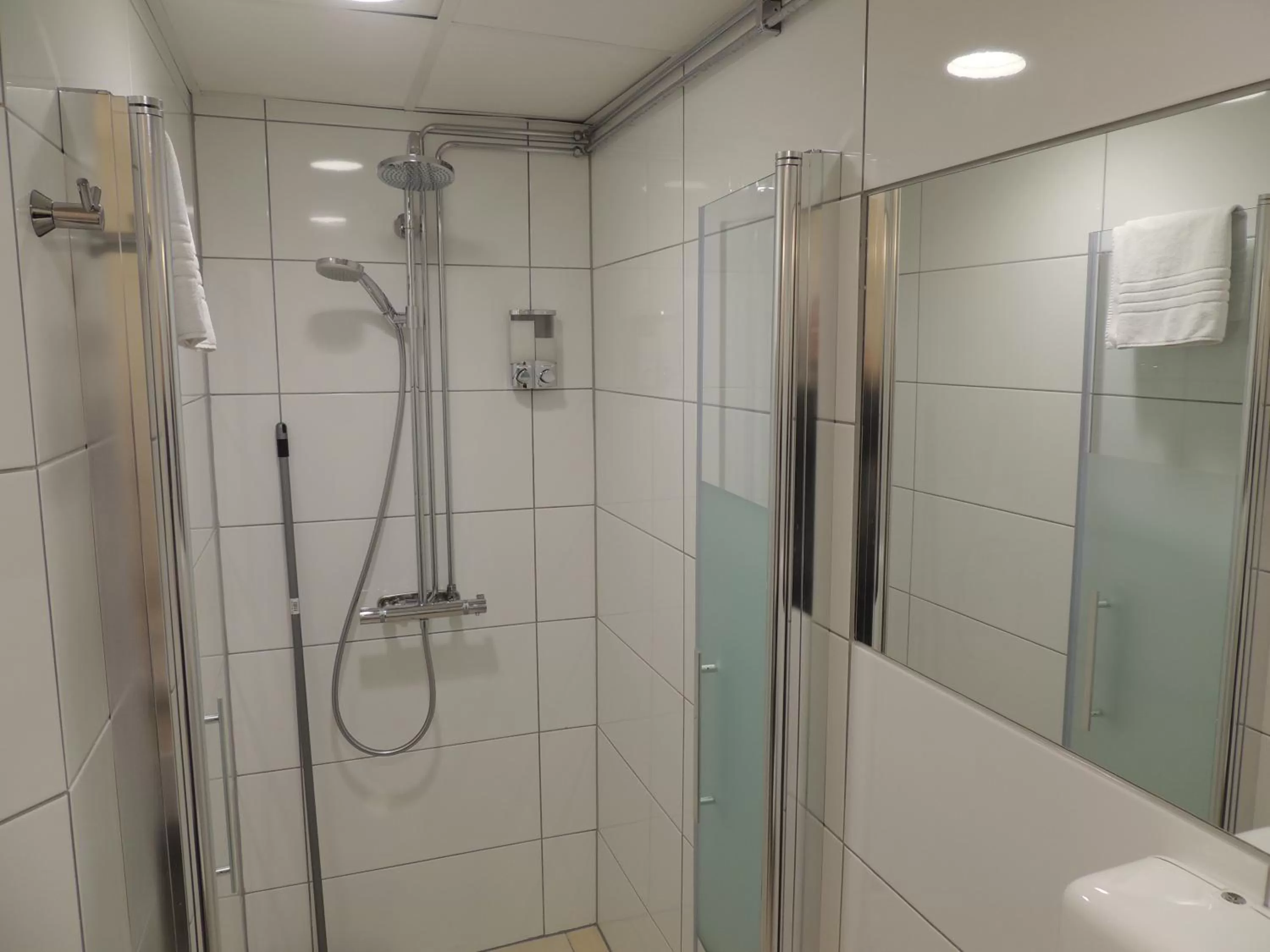Shower in Ronneby Cityhotell
