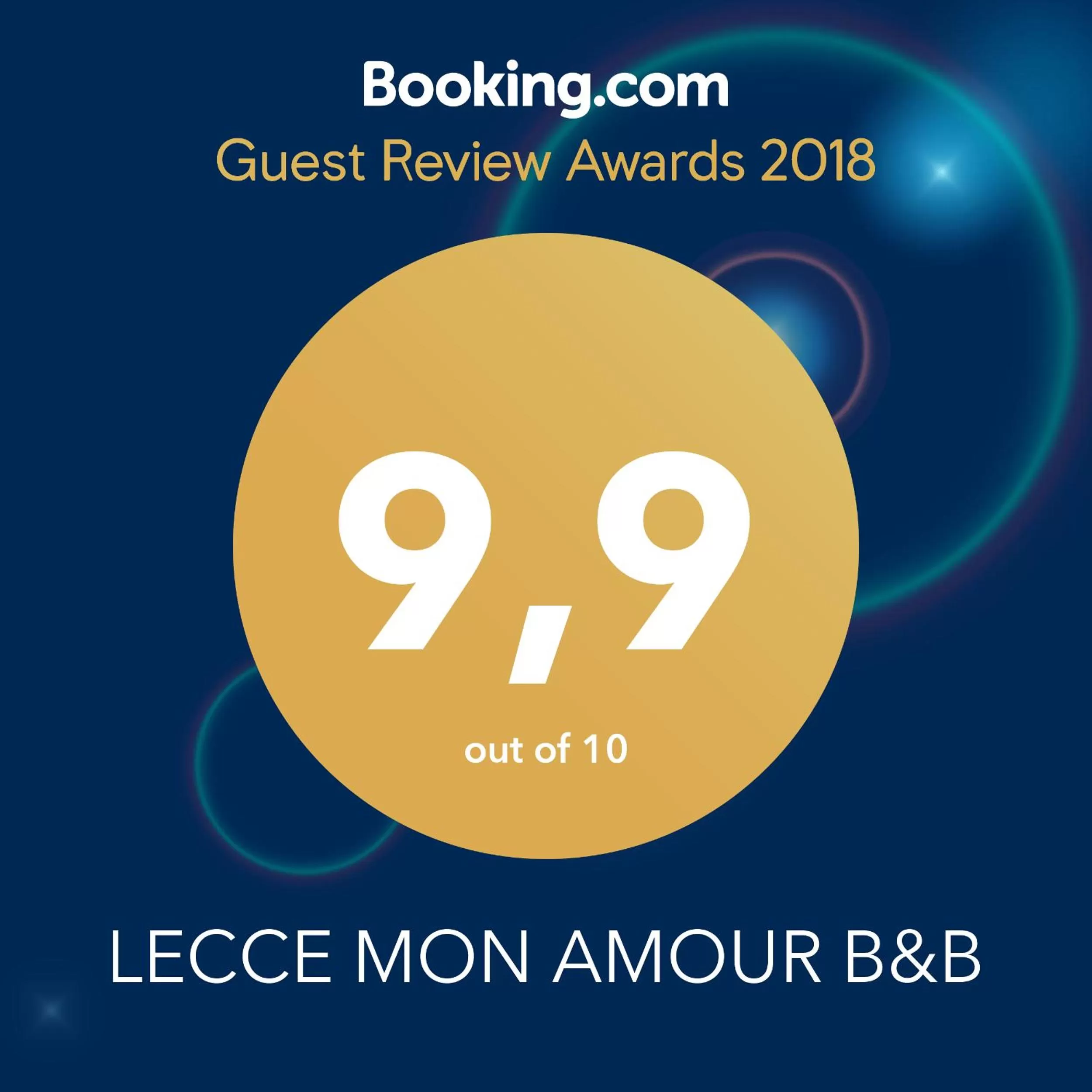 Certificate/Award in LECCE MON AMOUR B&B