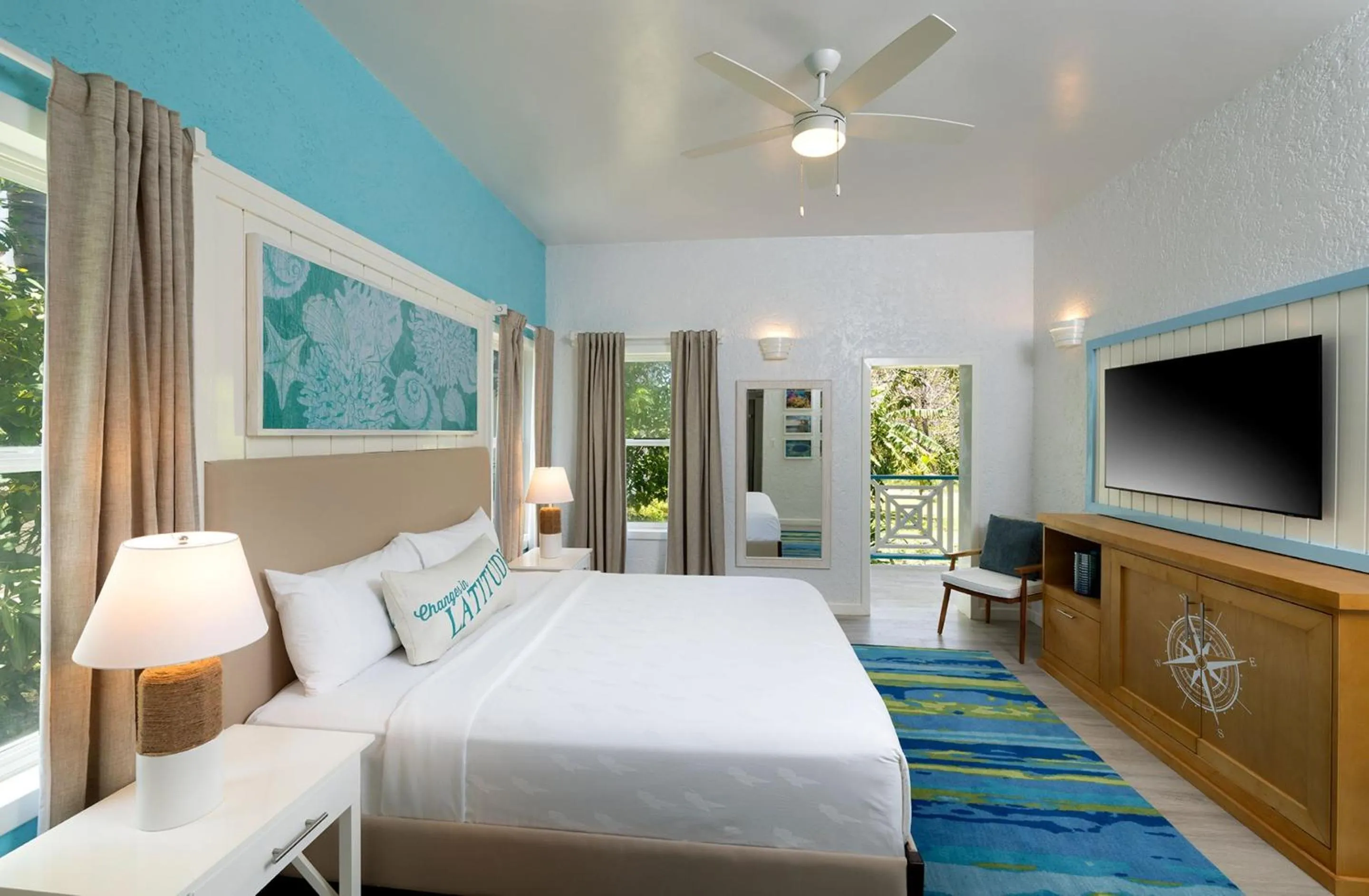 Photo of the whole room, Bed in Margaritaville Beach Resort Ambergris Caye - Belize