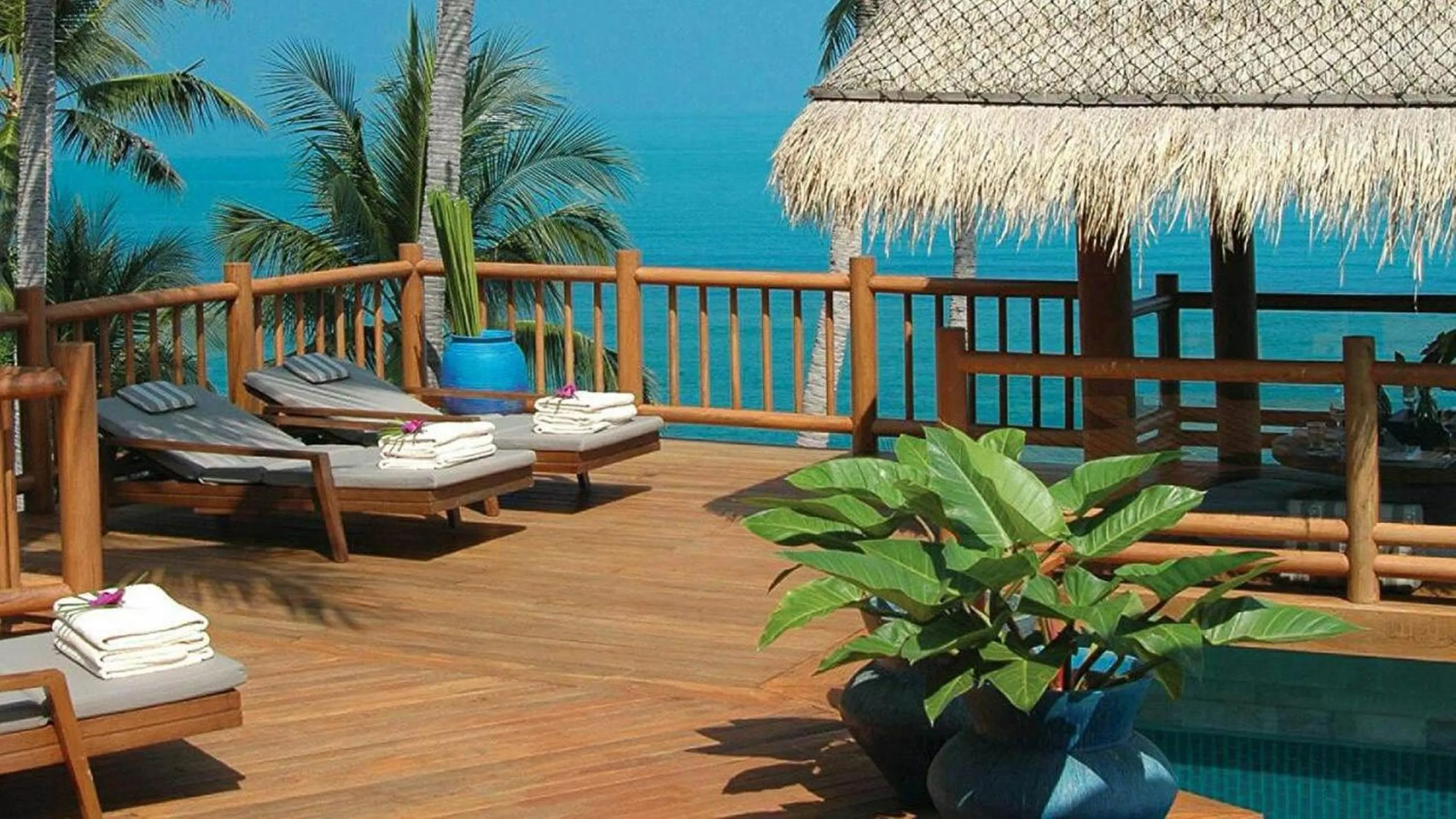 Balcony/Terrace in Four Seasons Resort Koh Samui