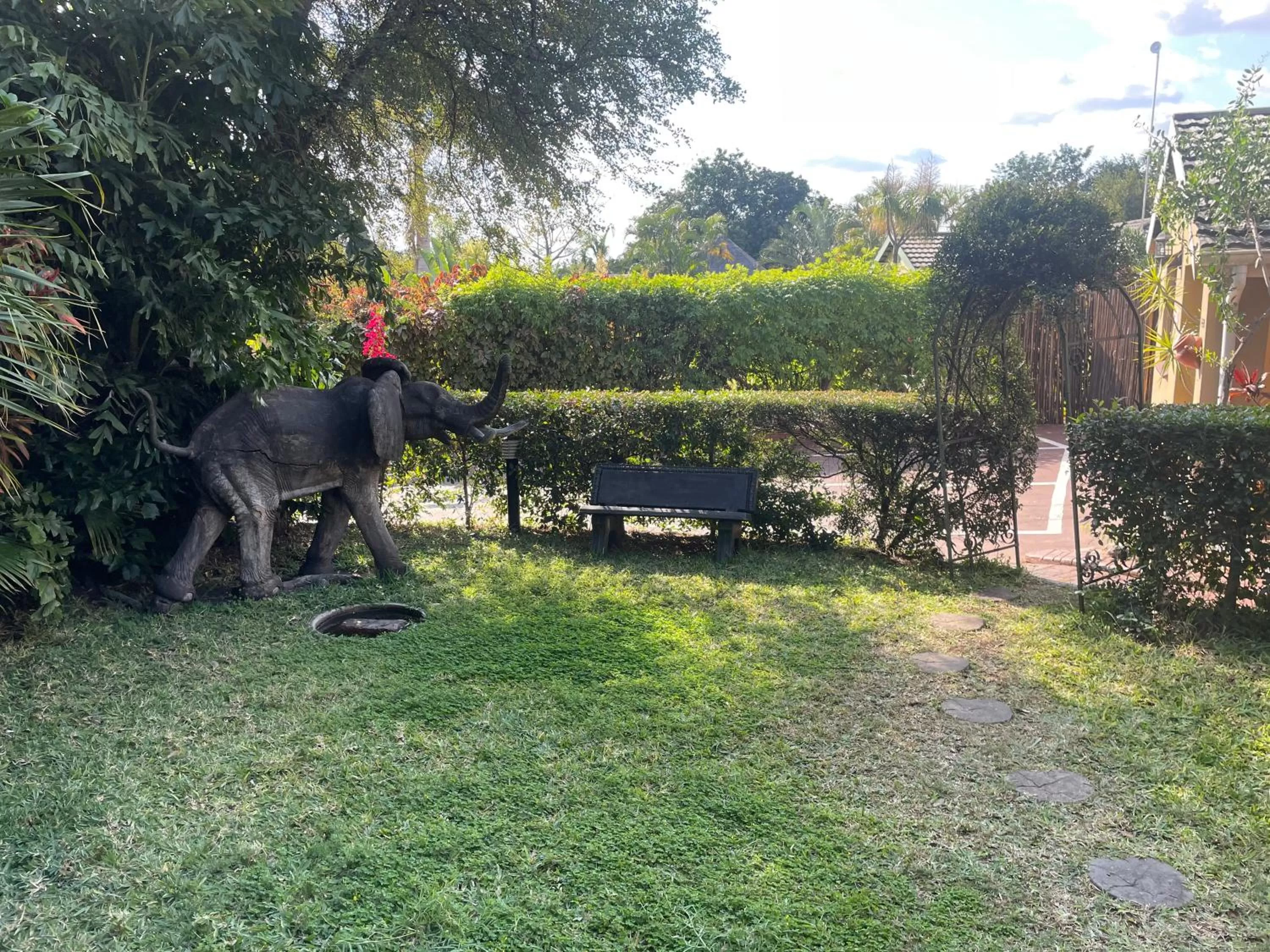 Garden in Rosscos Lodge