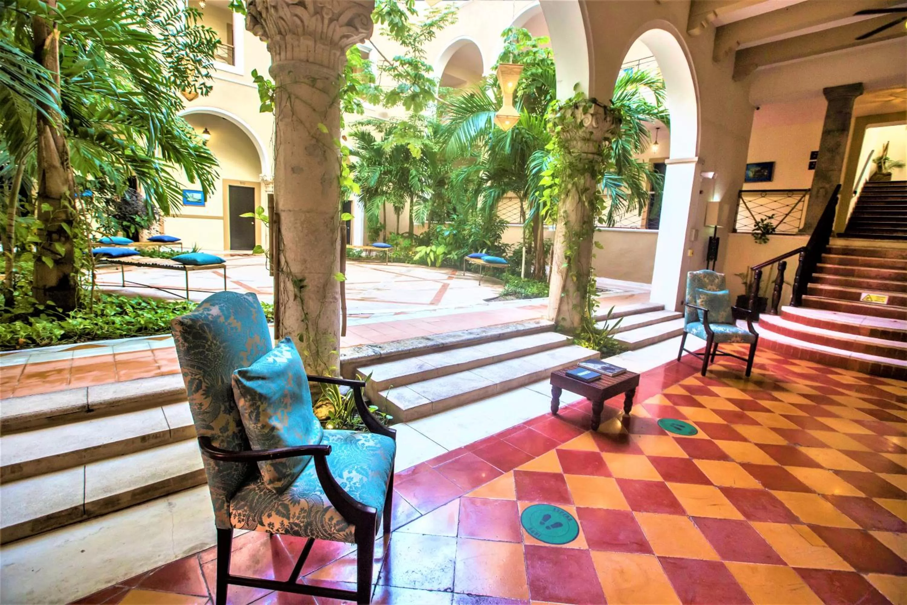 Patio in Hotel Merida