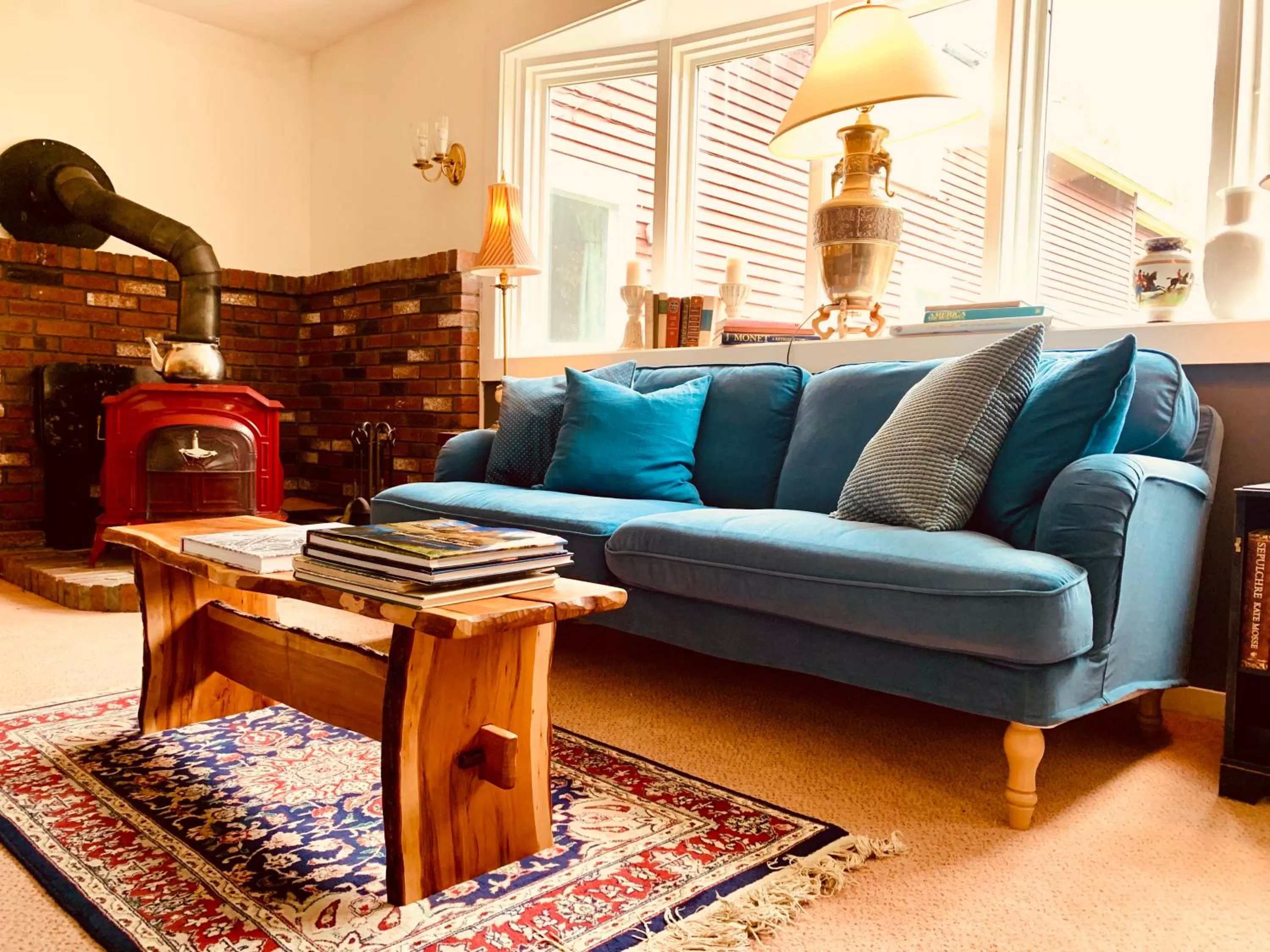 Living room in The Nutmeg Vermont