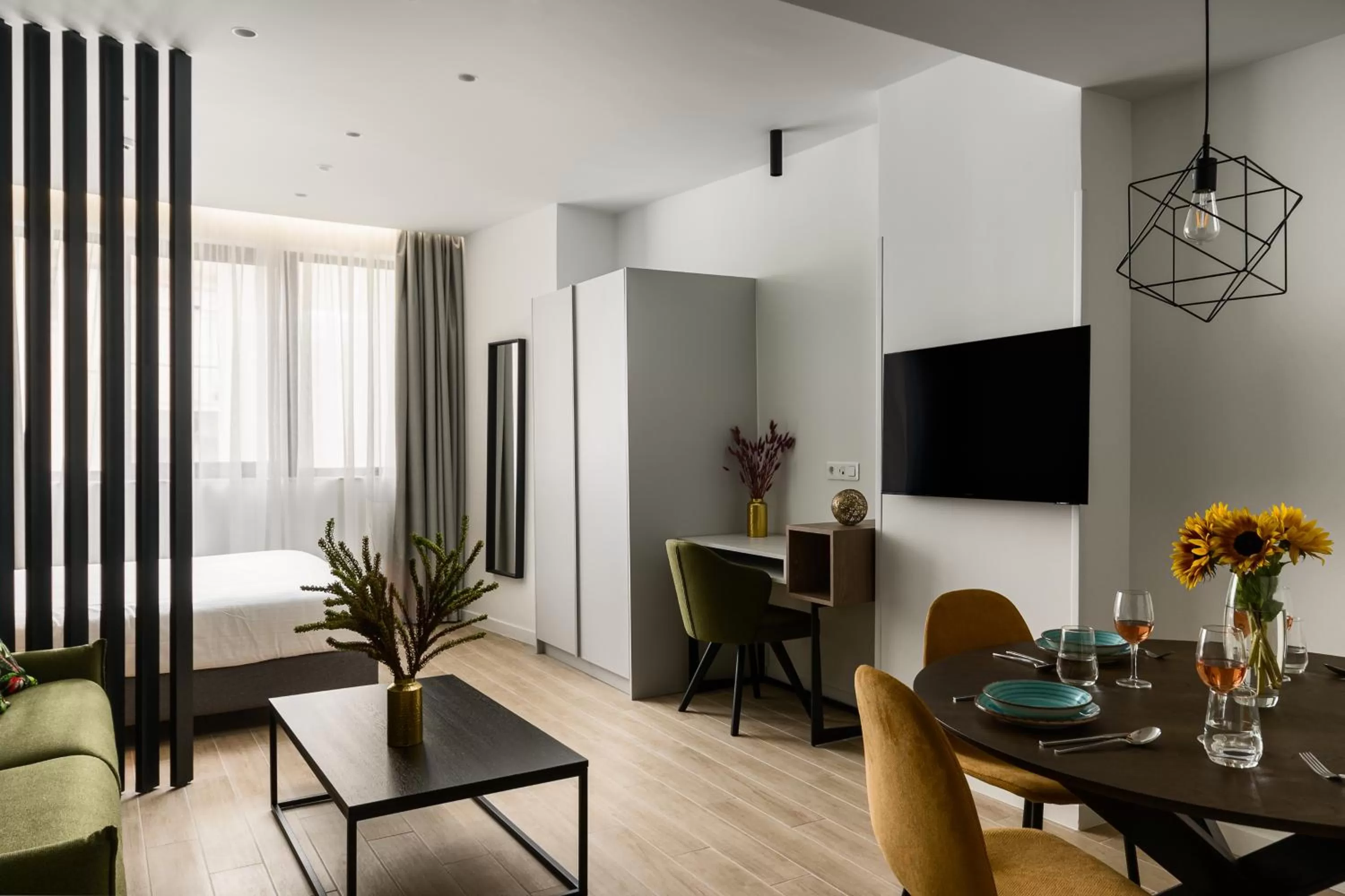 Seating area, Bed in Hestia - Averof 7