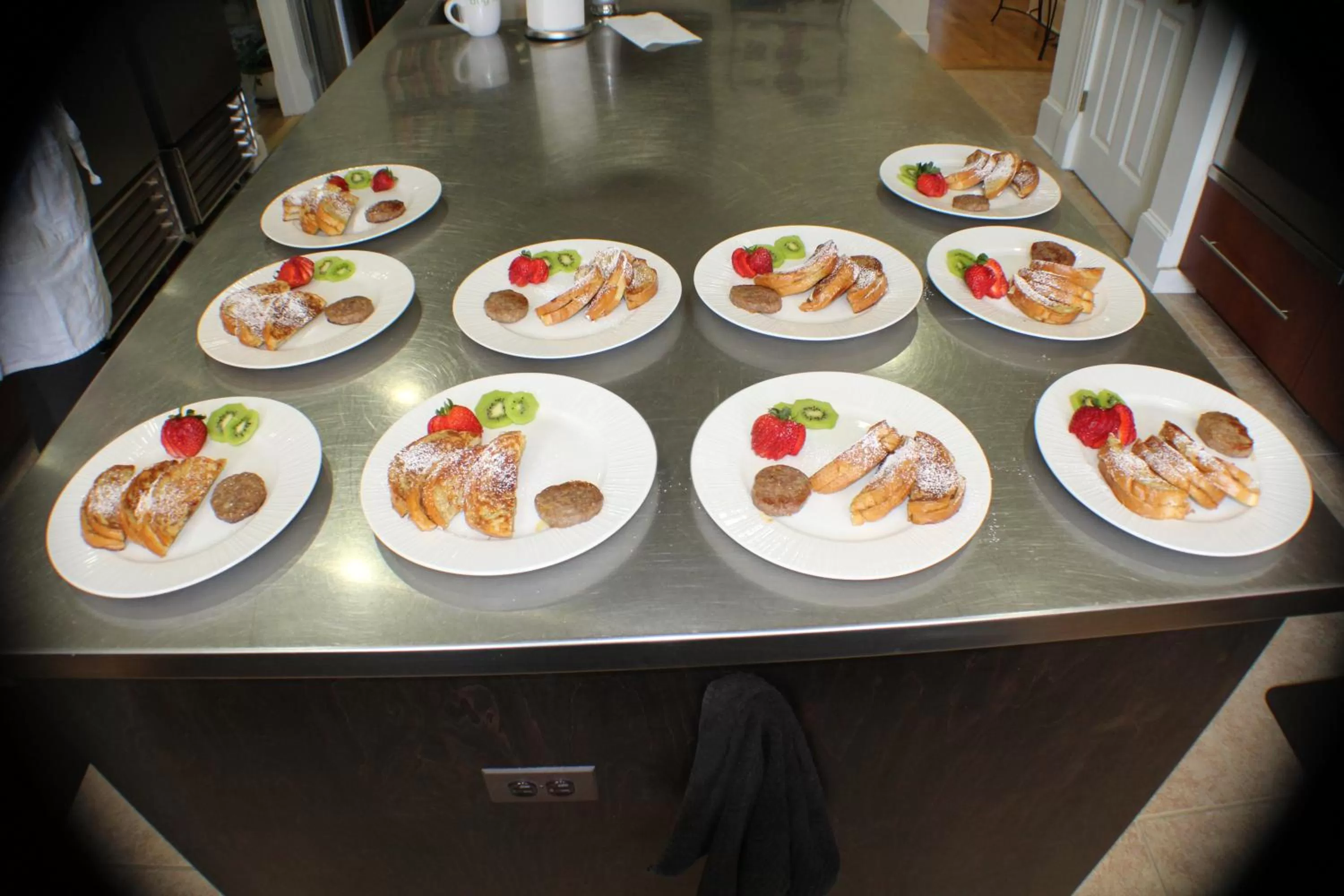 American breakfast in The Inn at Onancock