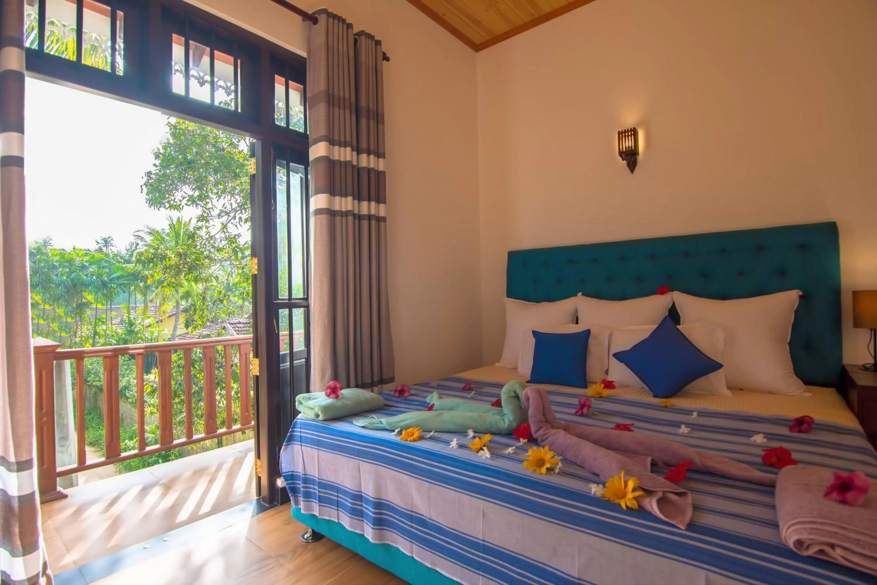 Bed in Ashiyana Hotel